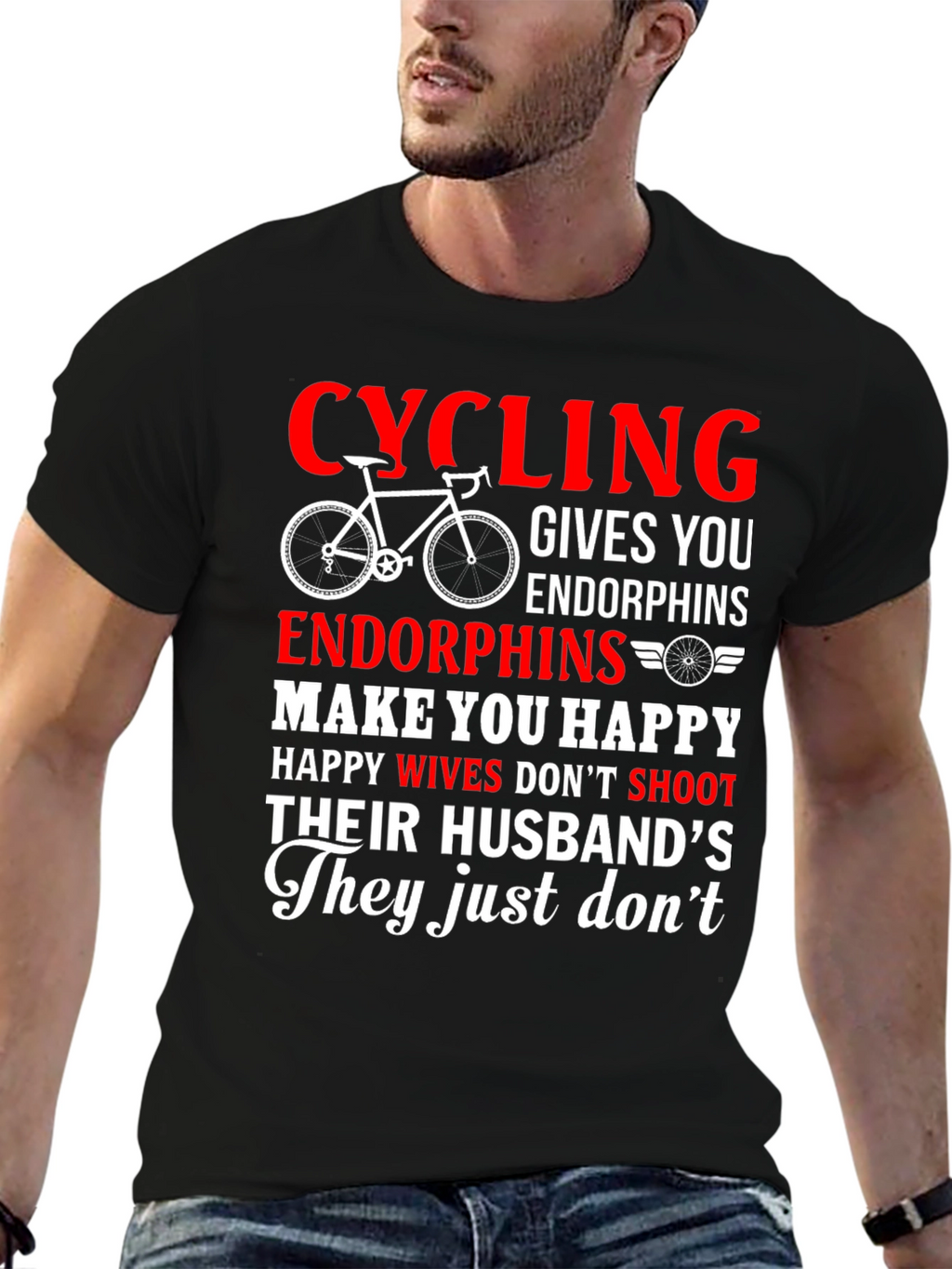 Cycling Endorphins Graphic Tee