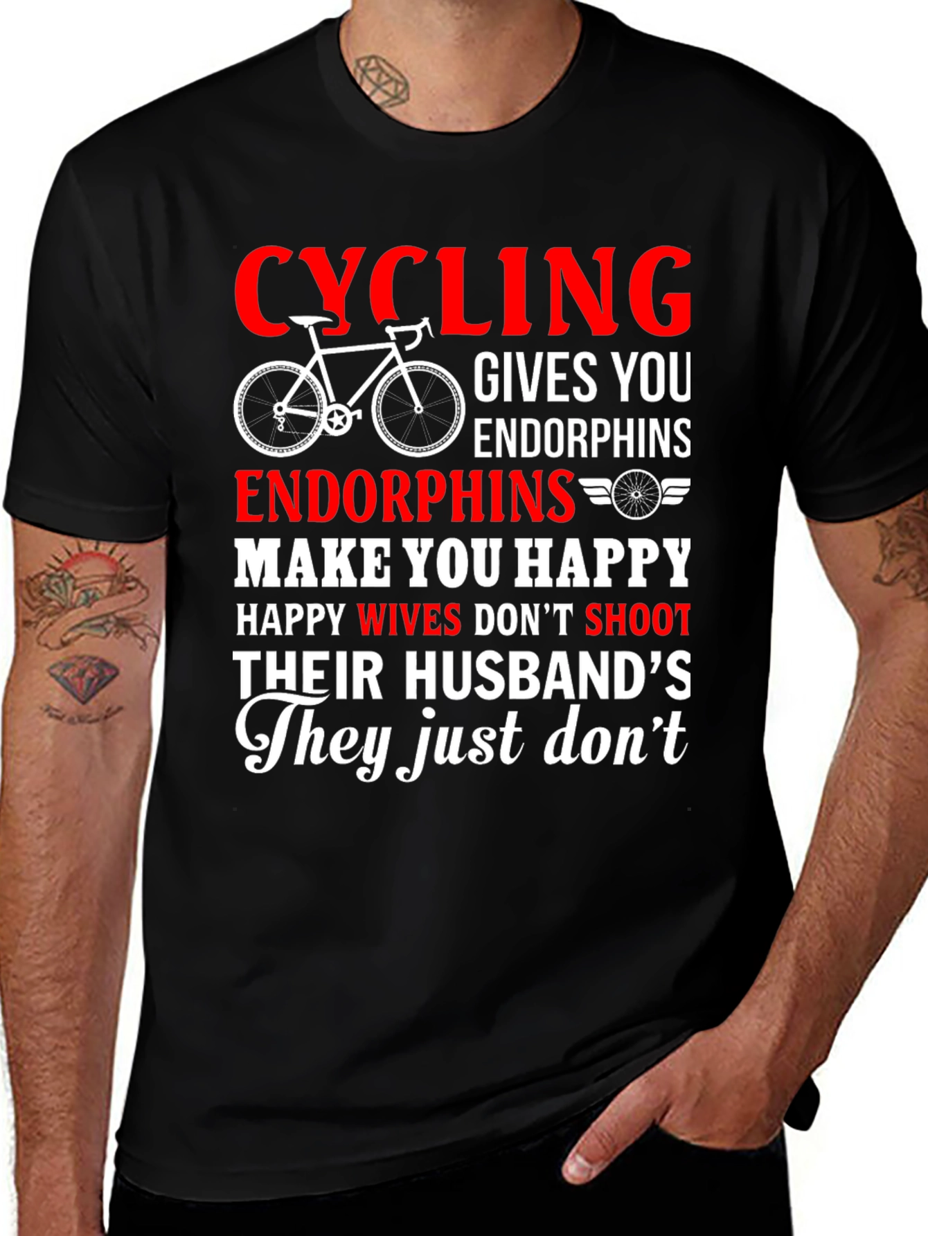 Cycling Endorphins Graphic Tee