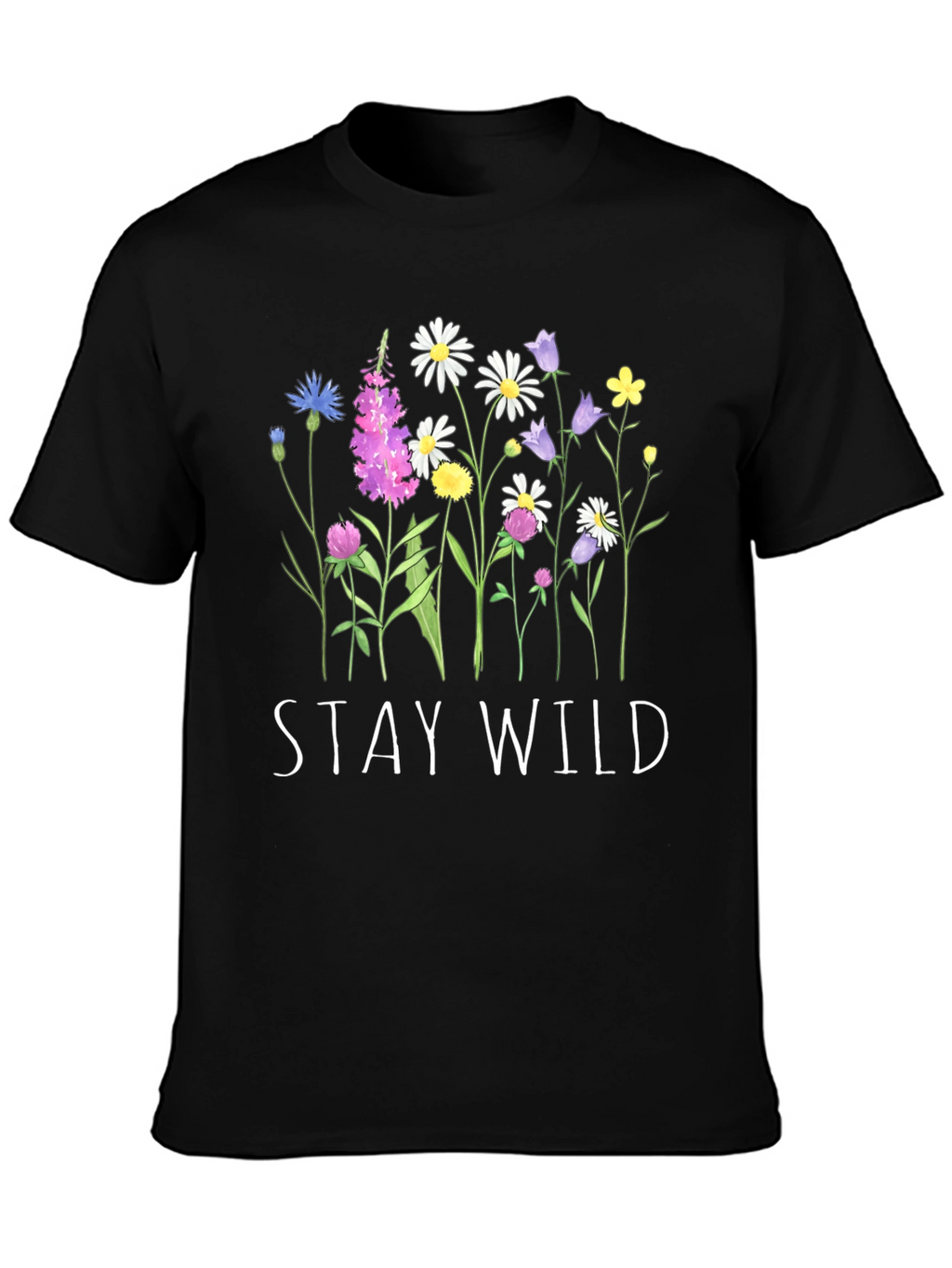 Stay Wild Floral Graphic Tee