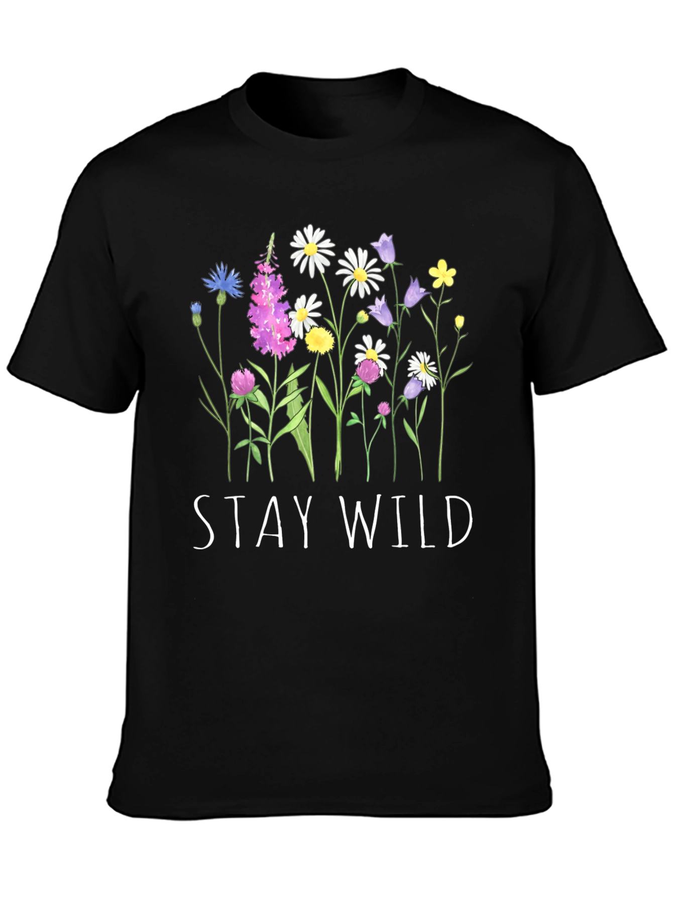 Stay Wild Floral Graphic Tee