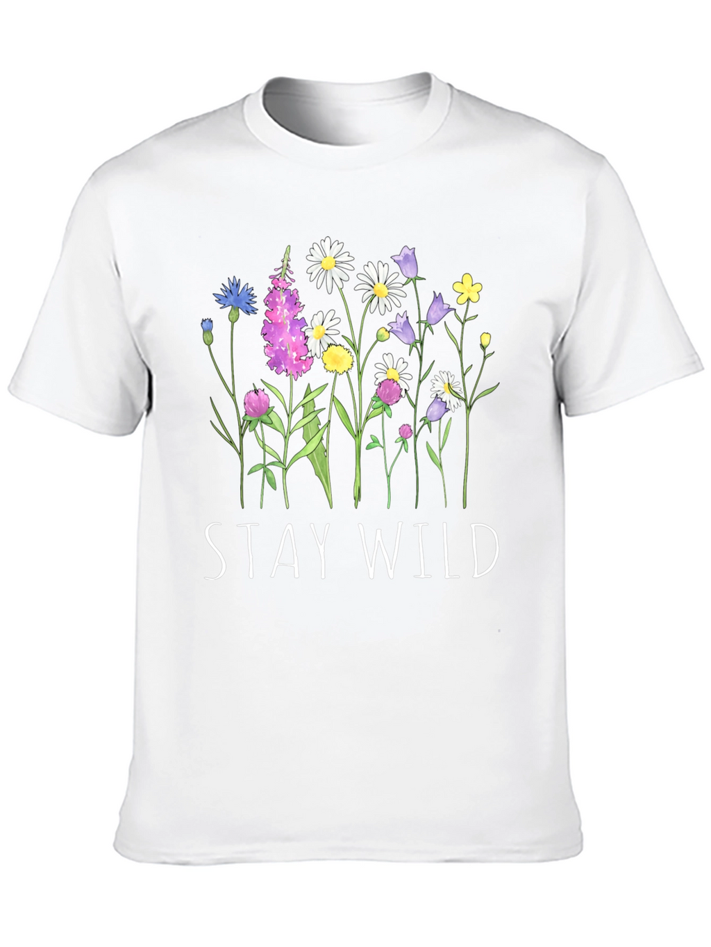 Stay Wild Floral Graphic Tee