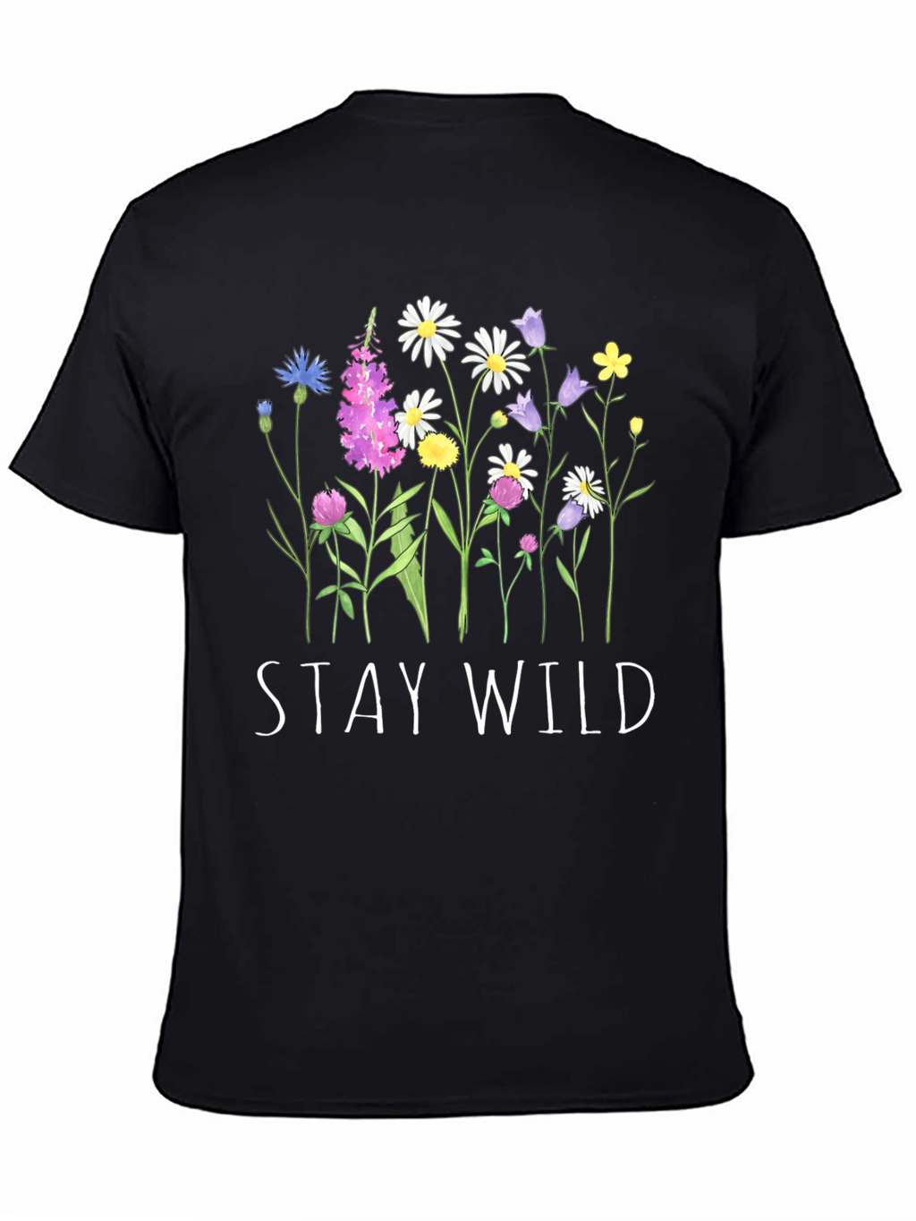 Stay Wild Floral Graphic Tee