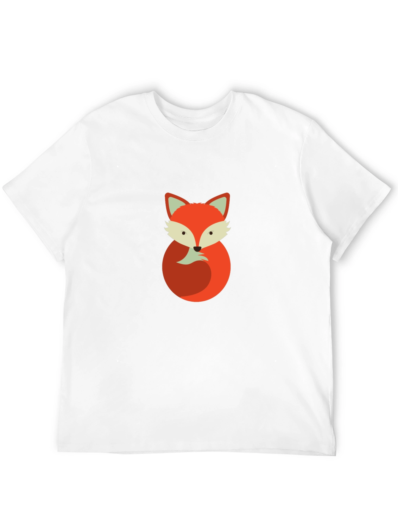 Fox Graphic Tee - Mens Black Cotton T-Shirt
