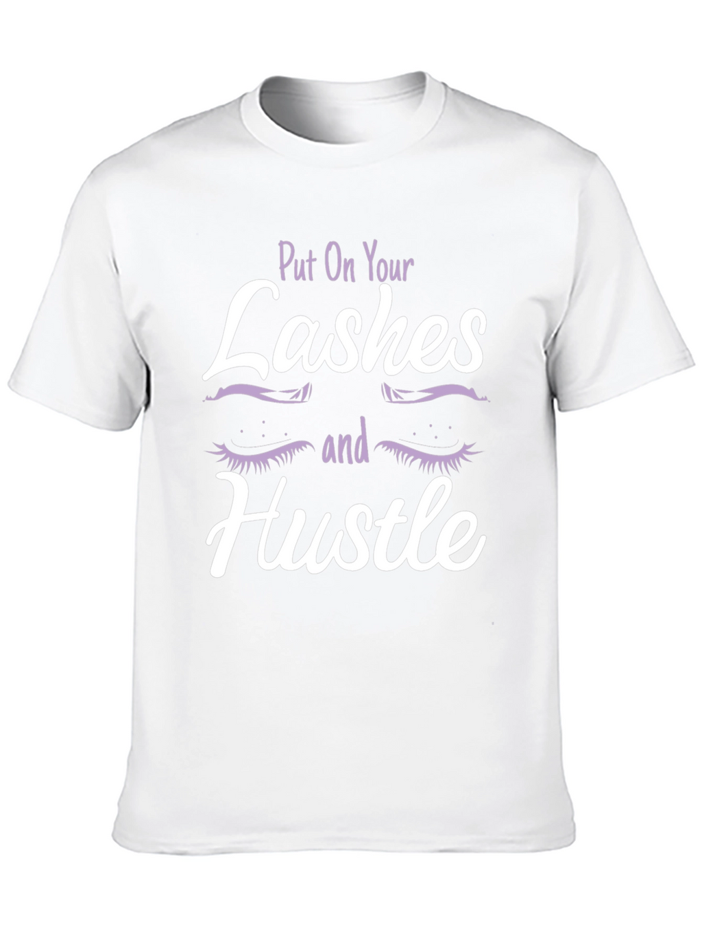 Lashes & Hustle Graphic Tee - Trendy Womens Fashion