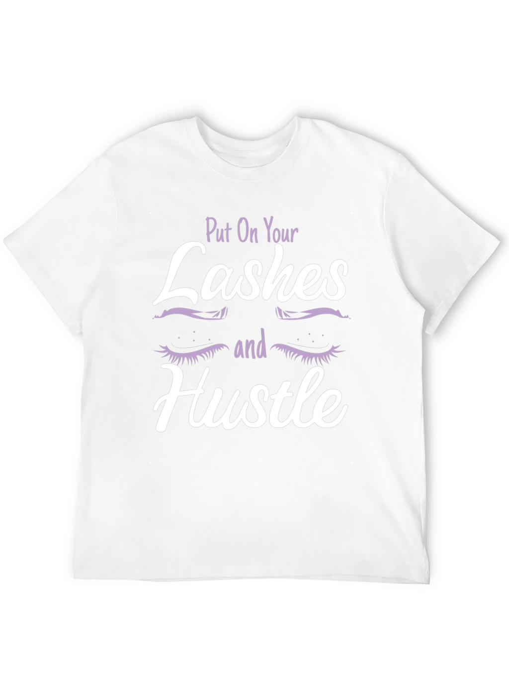 Lashes & Hustle Graphic Tee - Trendy Womens Fashion