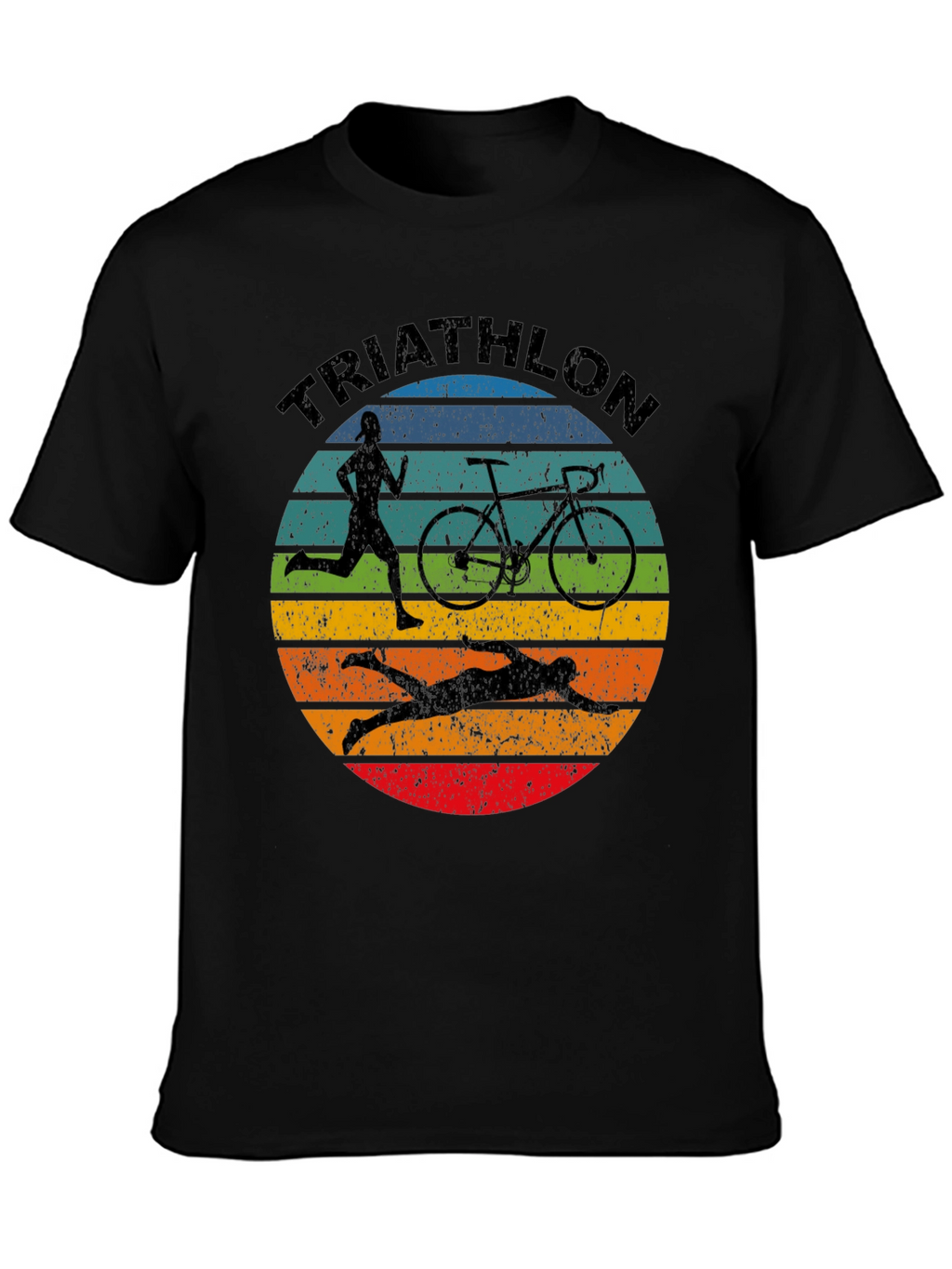 Triathlon T-Shirt - Sporty Graphic Tee