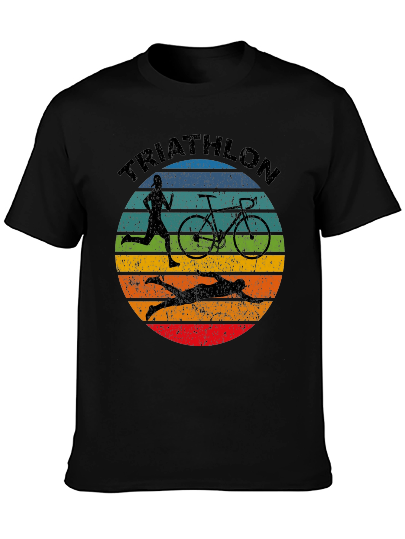 Triathlon T-Shirt - Sporty Graphic Tee