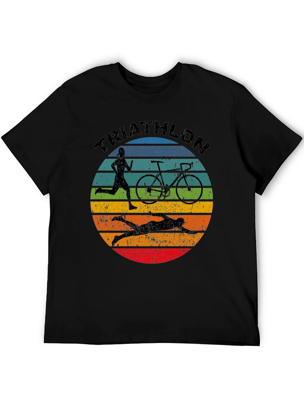 Triathlon T-Shirt - Sporty Graphic Tee