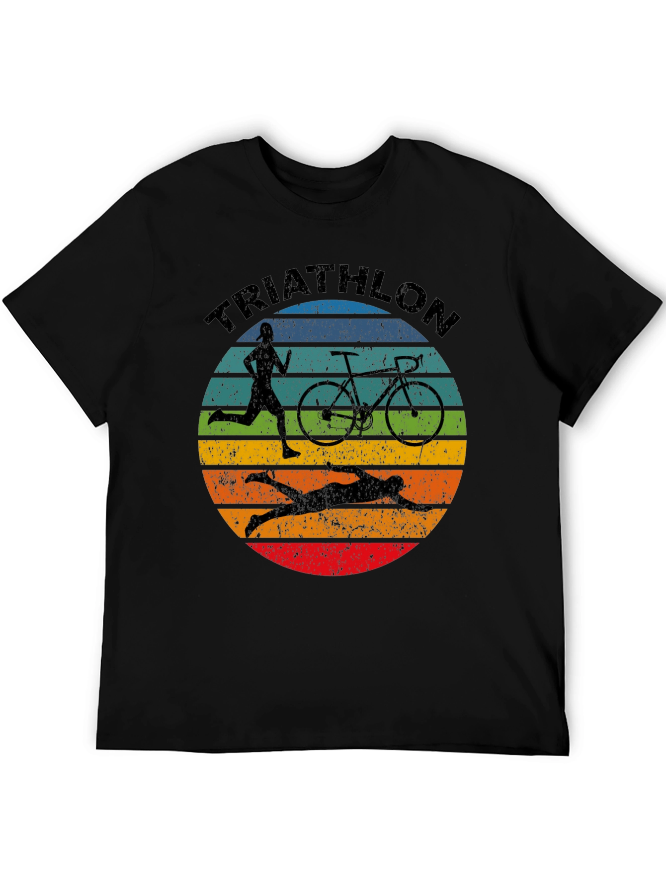 Triathlon T-Shirt - Sporty Graphic Tee