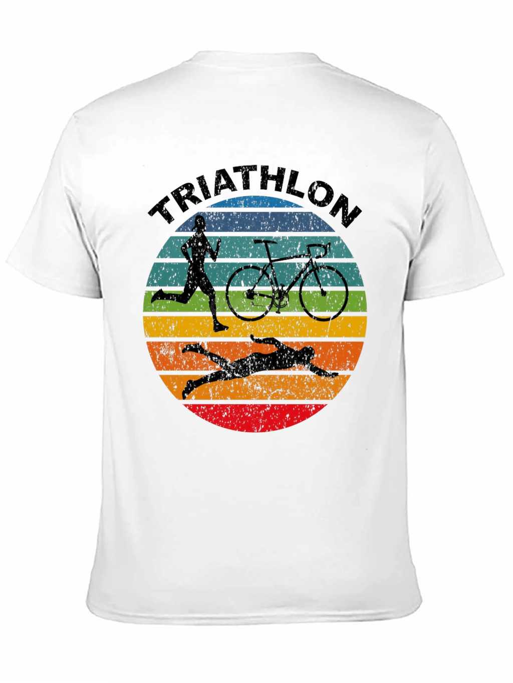 Triathlon T-Shirt - Sporty Graphic Tee