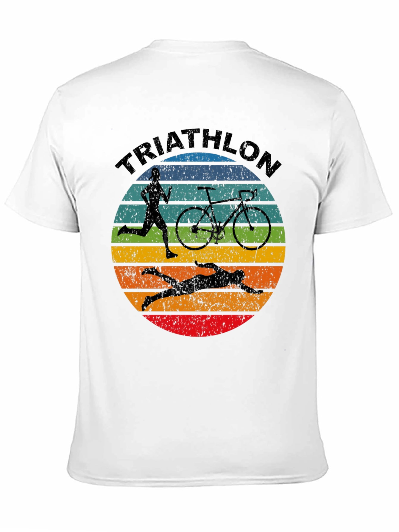 Triathlon T-Shirt - Sporty Graphic Tee