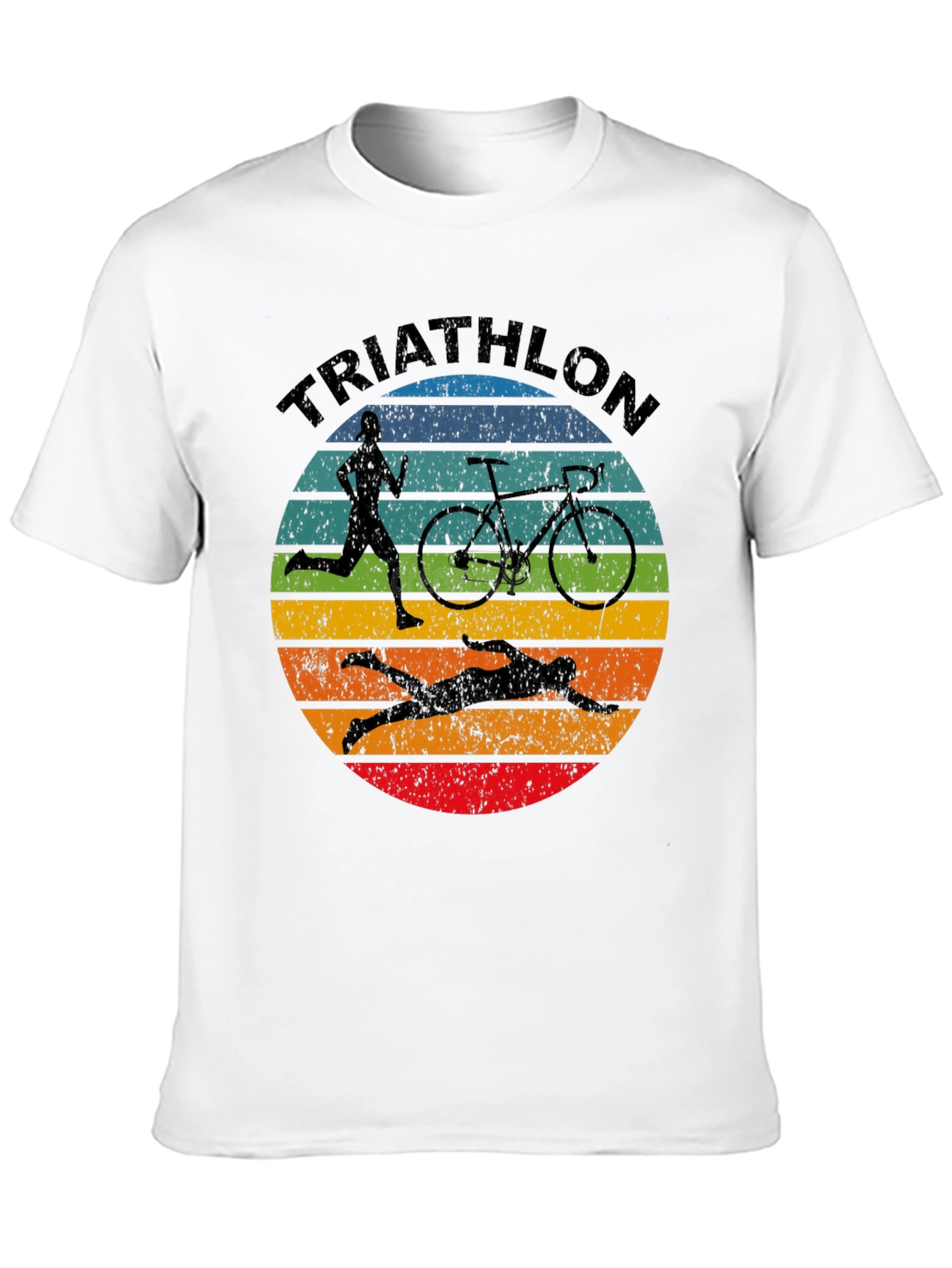 Triathlon T-Shirt - Sporty Graphic Tee