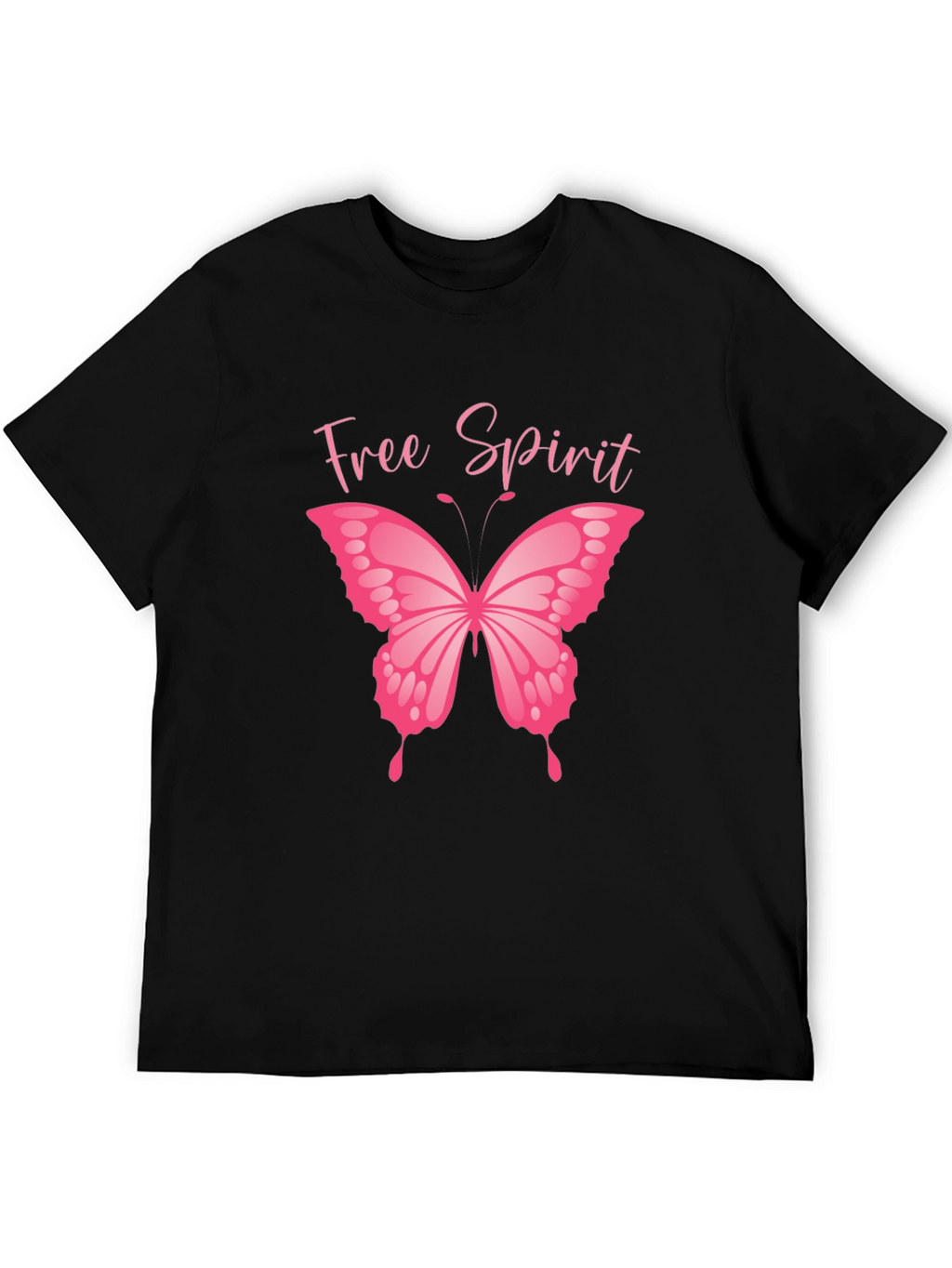 Free Spirit Butterfly Graphic T-Shirt