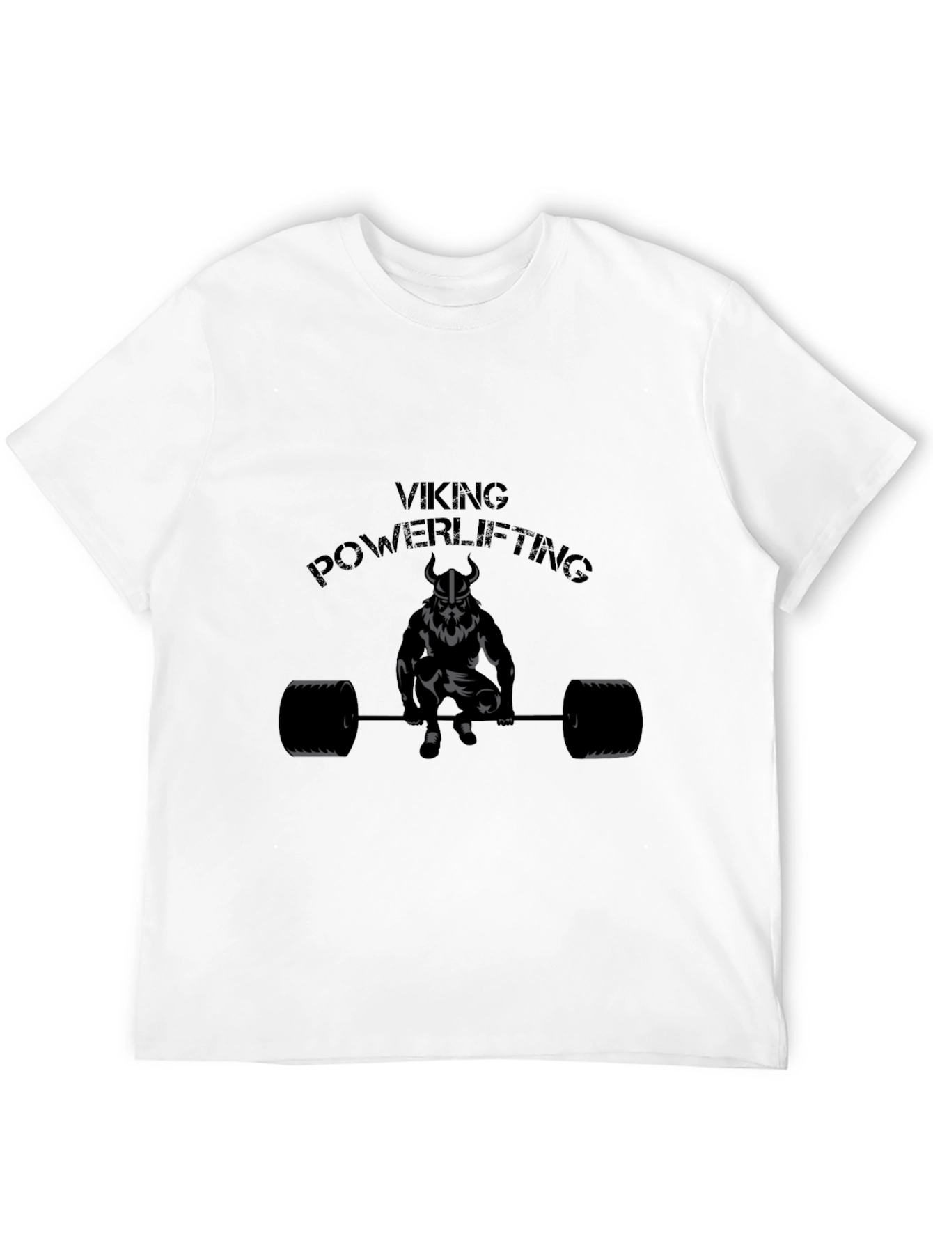 Viking Powerlifting Graphic Tee - Black