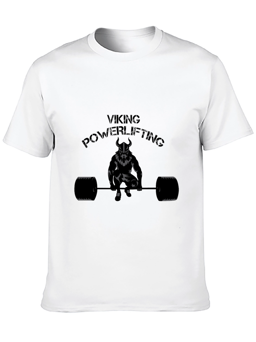 Viking Powerlifting Graphic Tee - Black
