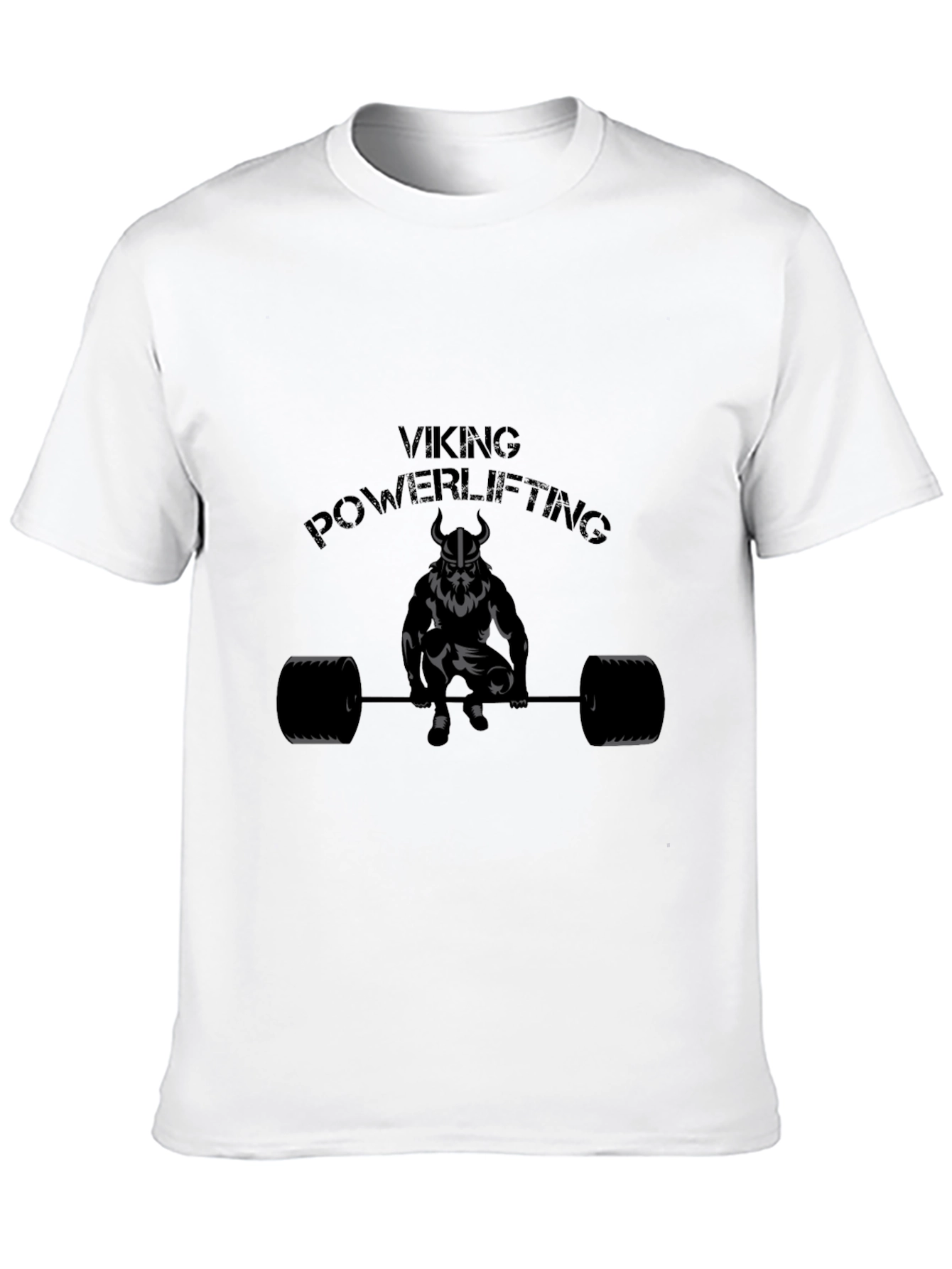 Viking Powerlifting Graphic Tee - Black