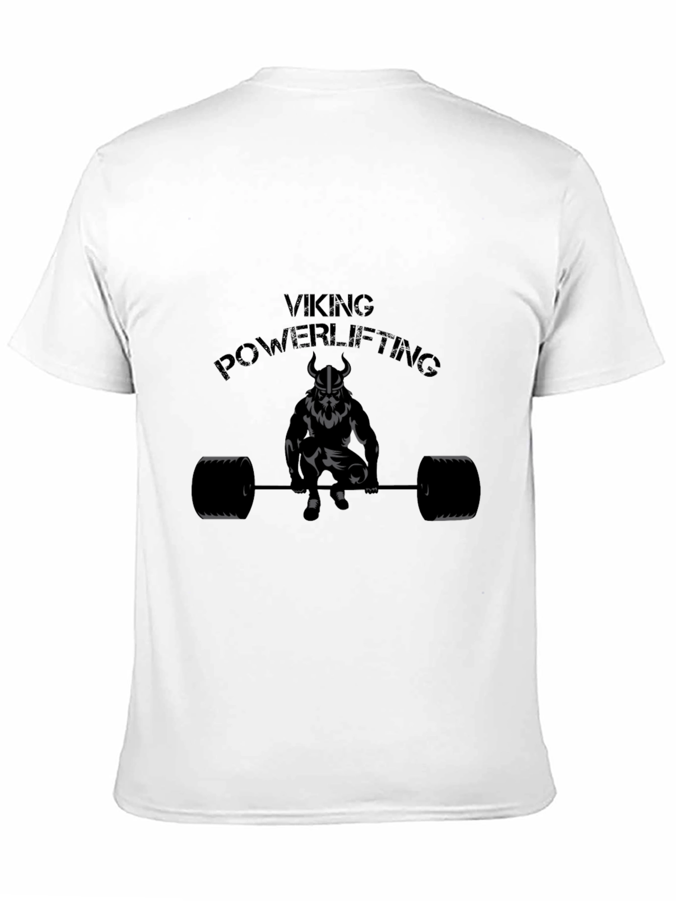 Viking Powerlifting Graphic Tee - Black