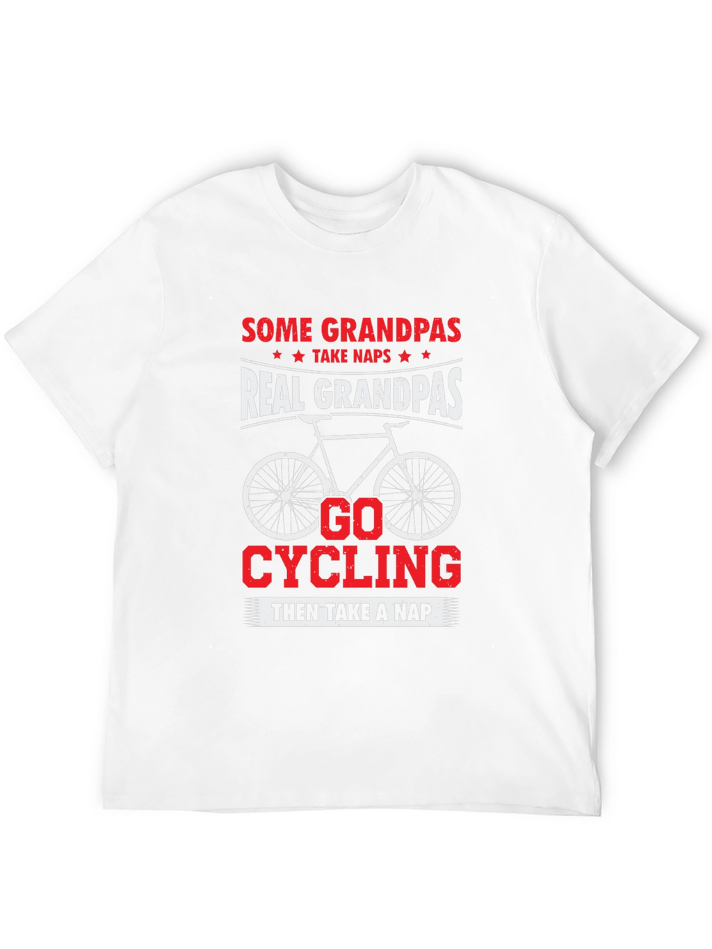 Real Grandpas Go Cycling T-Shirt