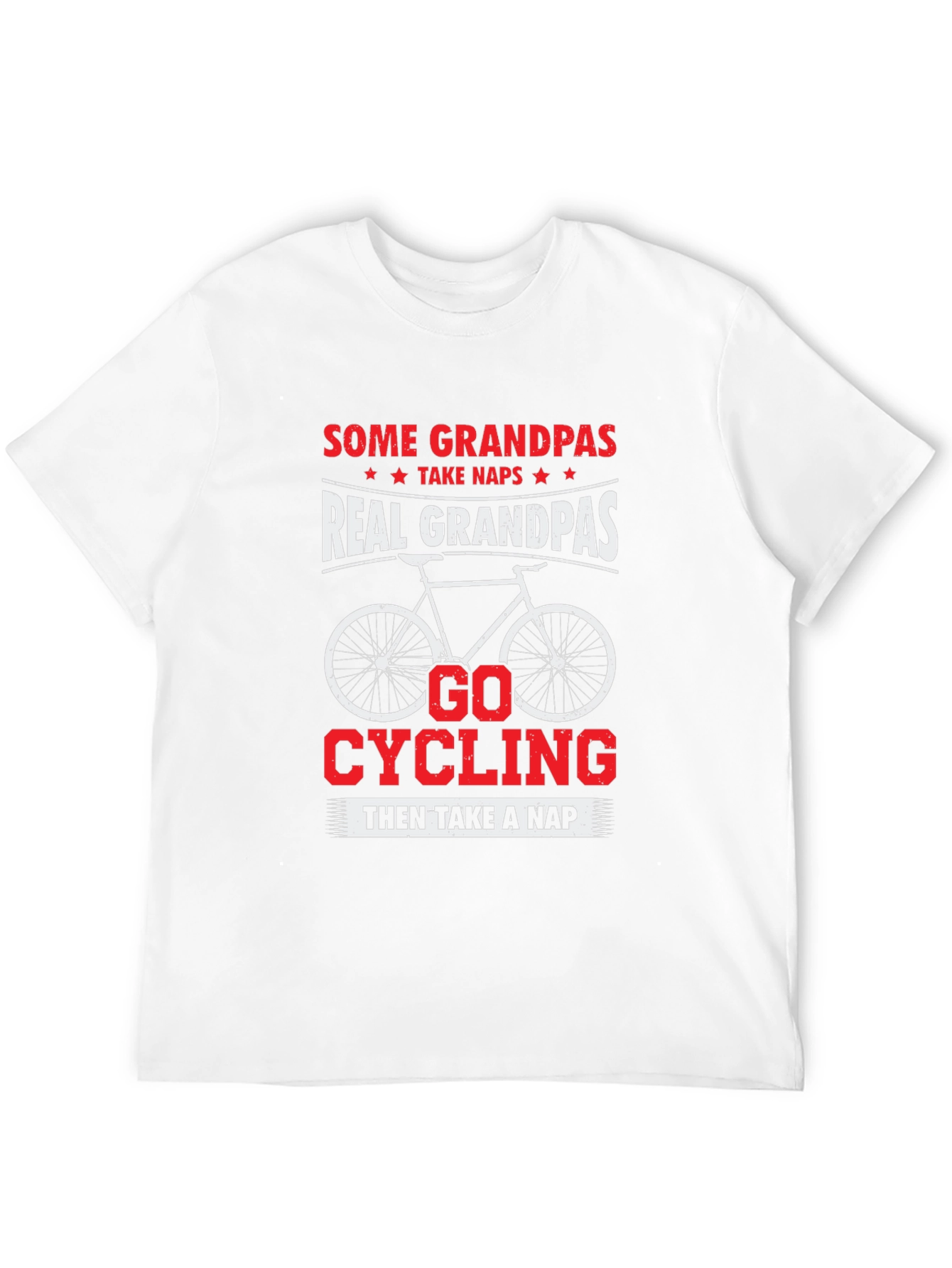 Real Grandpas Go Cycling T-Shirt