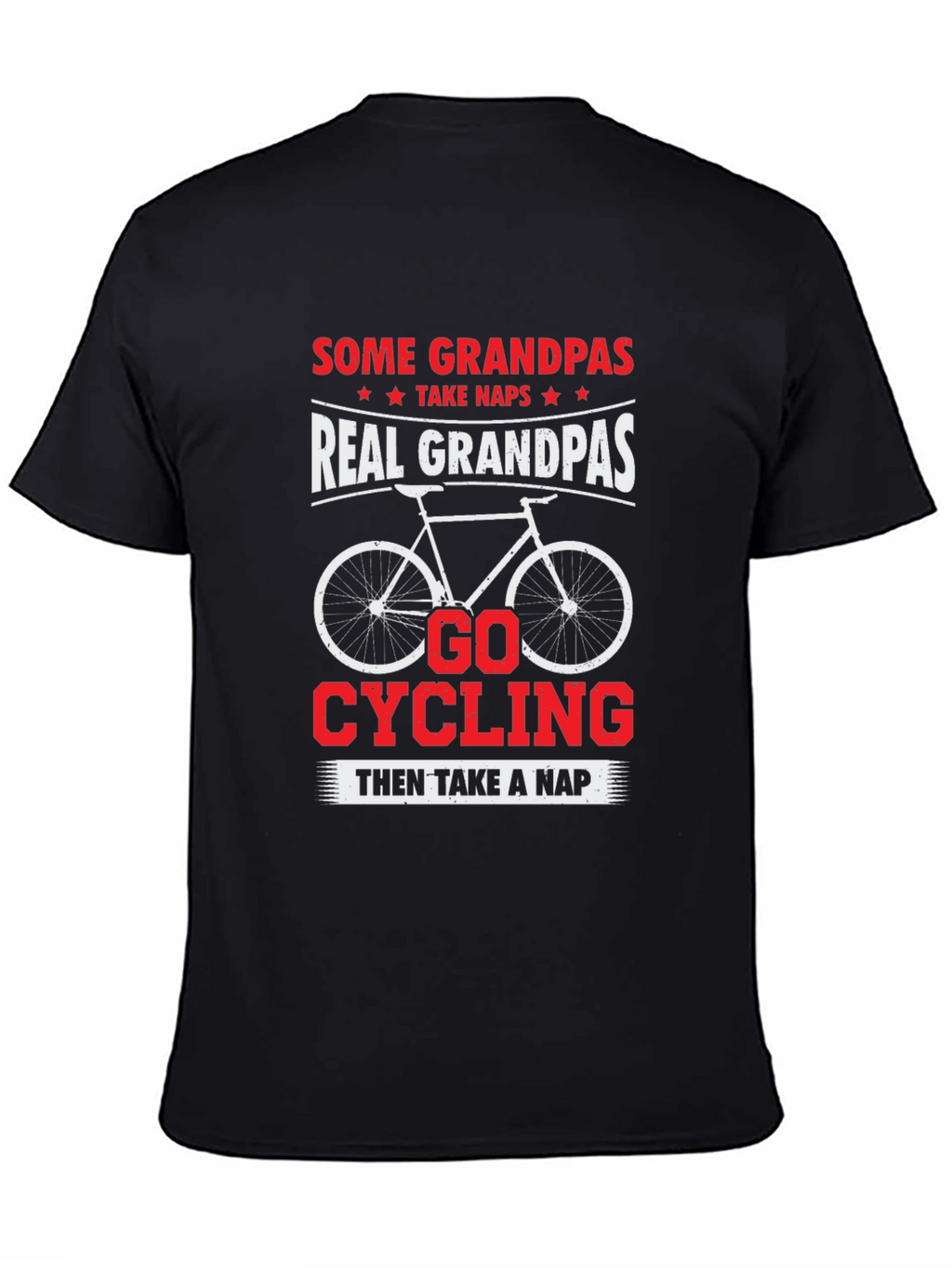 Real Grandpas Go Cycling T-Shirt
