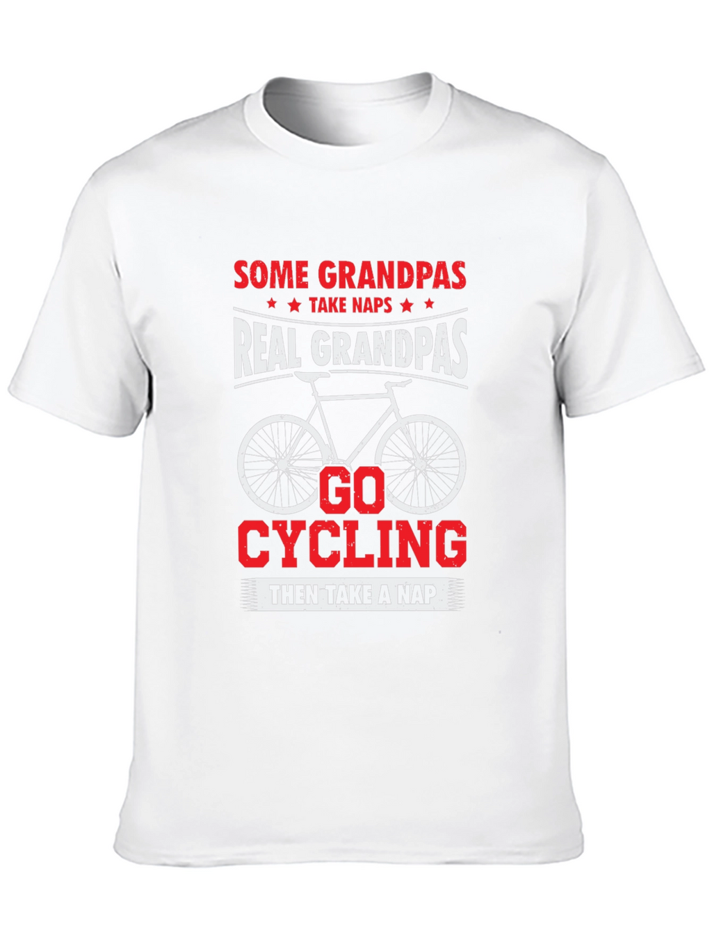 Real Grandpas Go Cycling T-Shirt