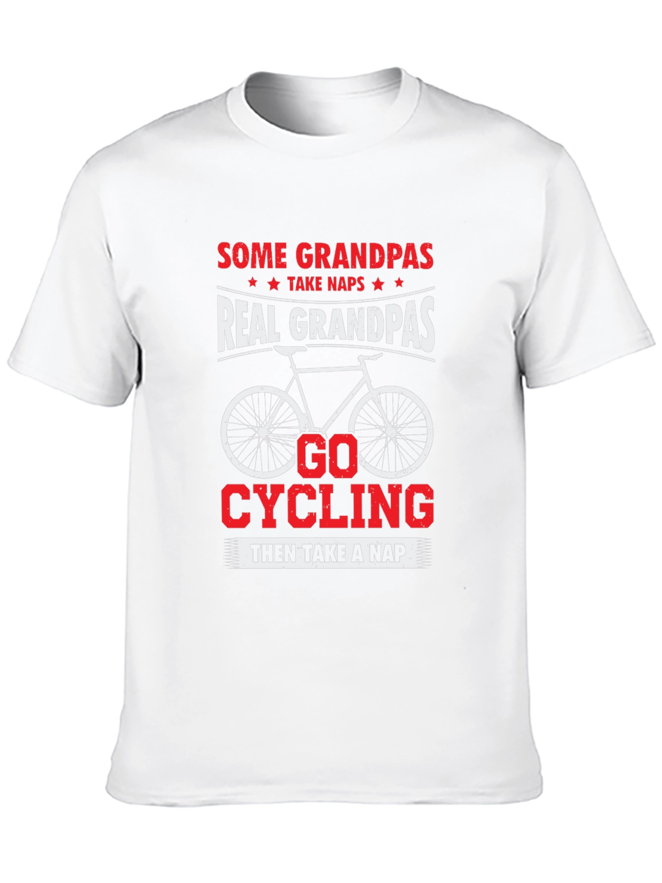 Real Grandpas Go Cycling T-Shirt