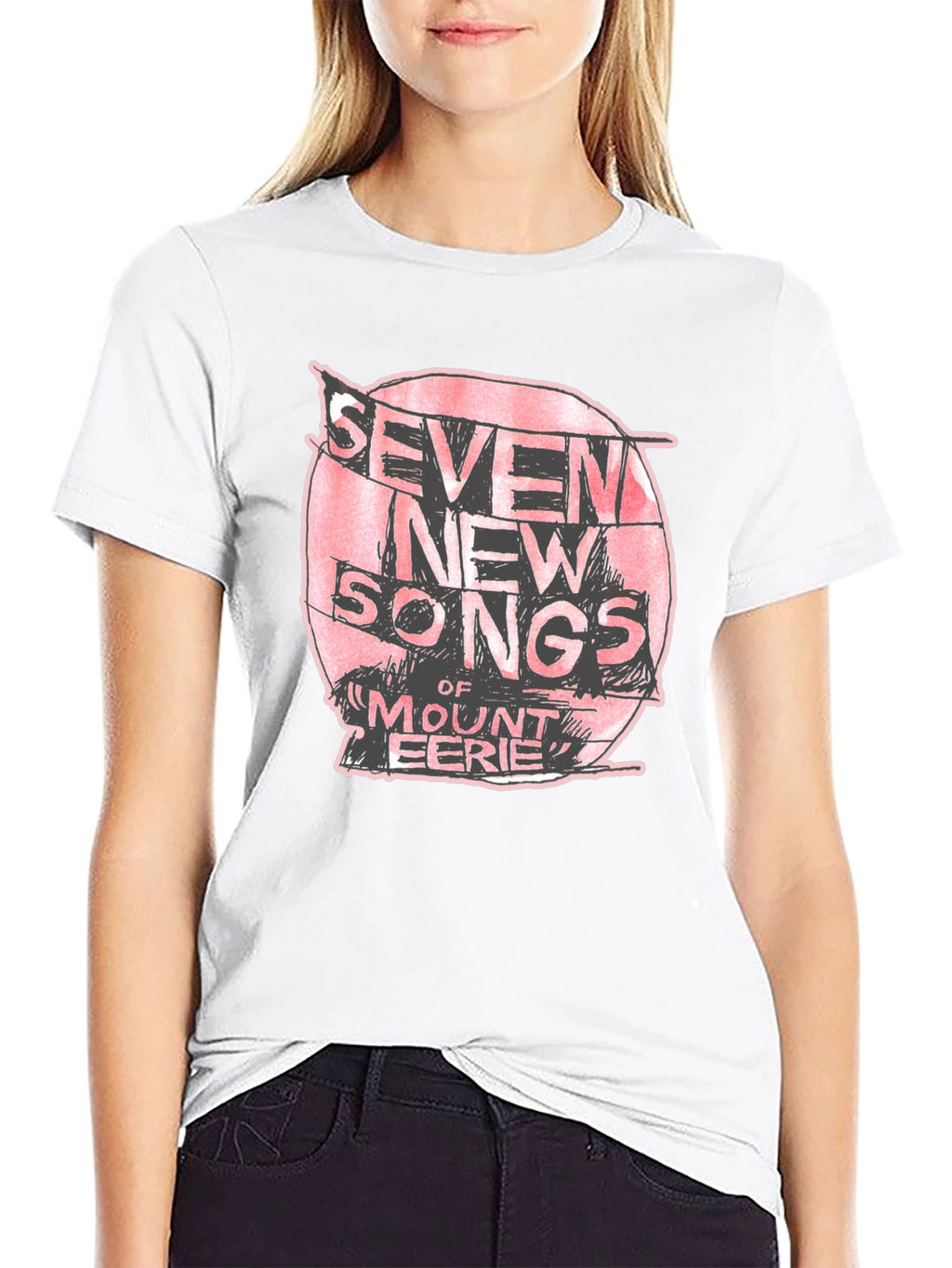 Seven New Songs Mount Eerie Black T-Shirt