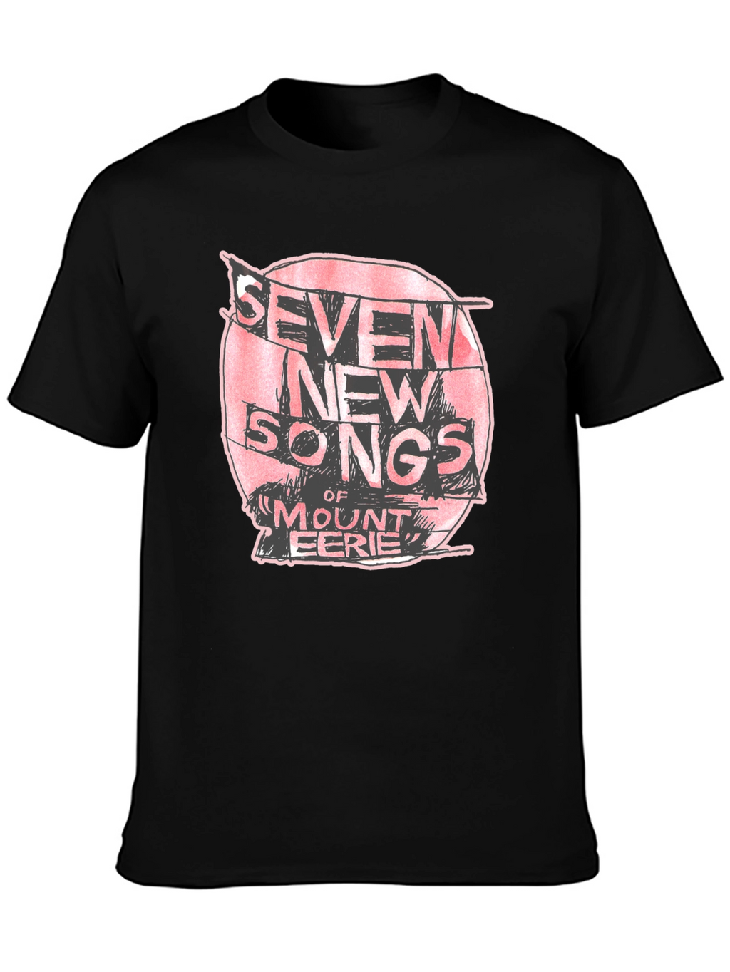 Seven New Songs Mount Eerie Black T-Shirt
