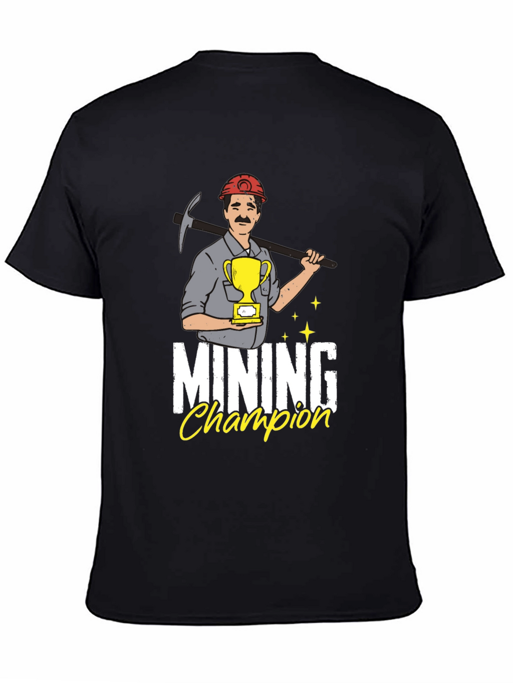 Mining Champion Graphic Tee - Black