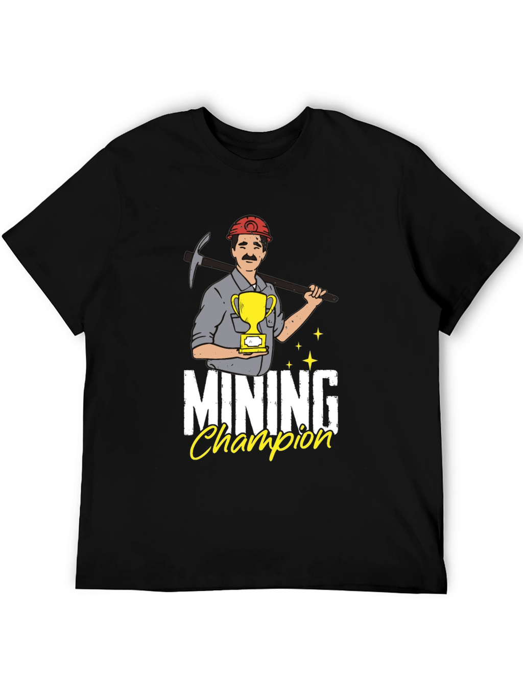 Mining Champion Graphic Tee - Black