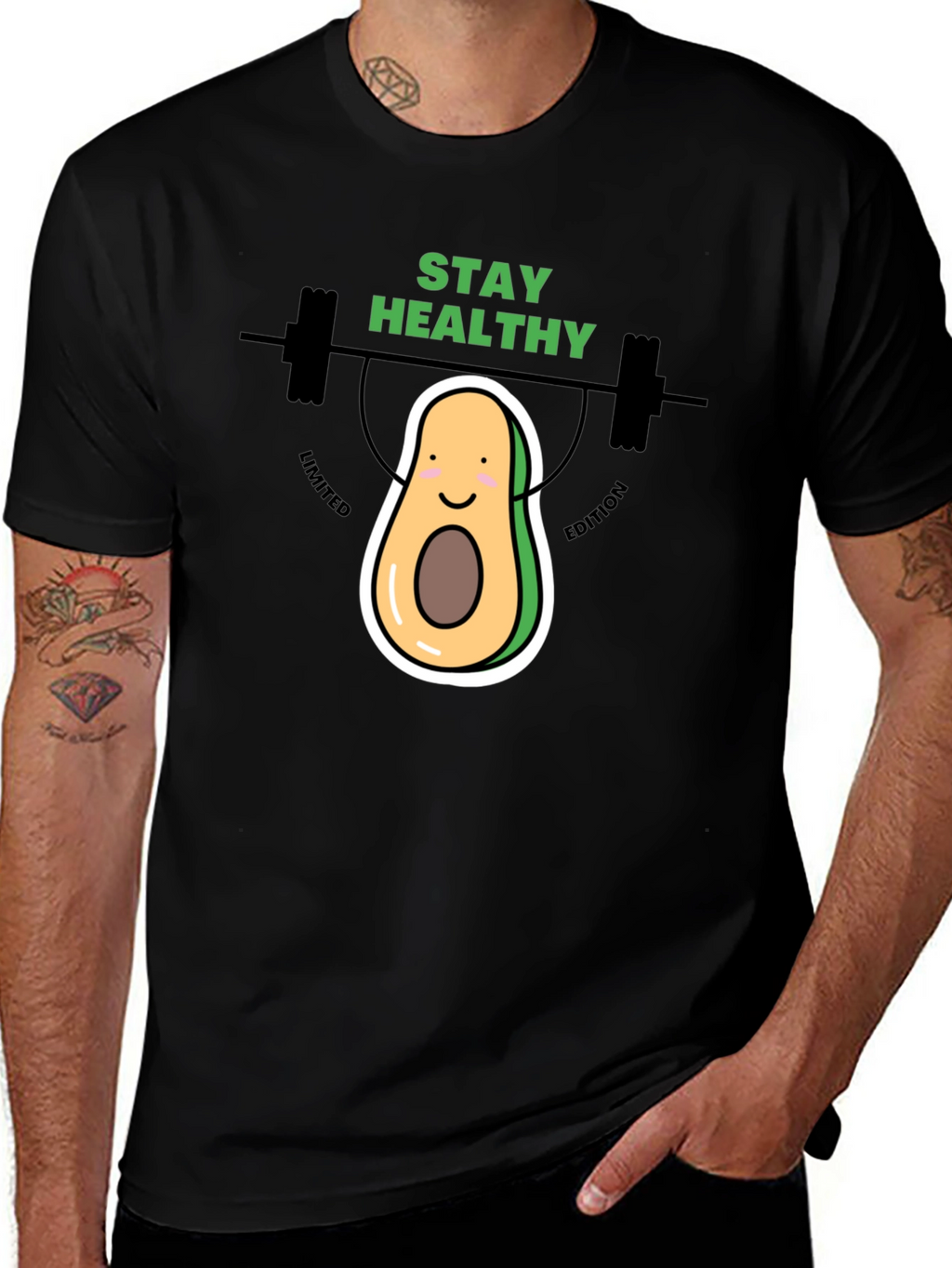 Stay Healthy Avocado T-Shirt - Limited Edition