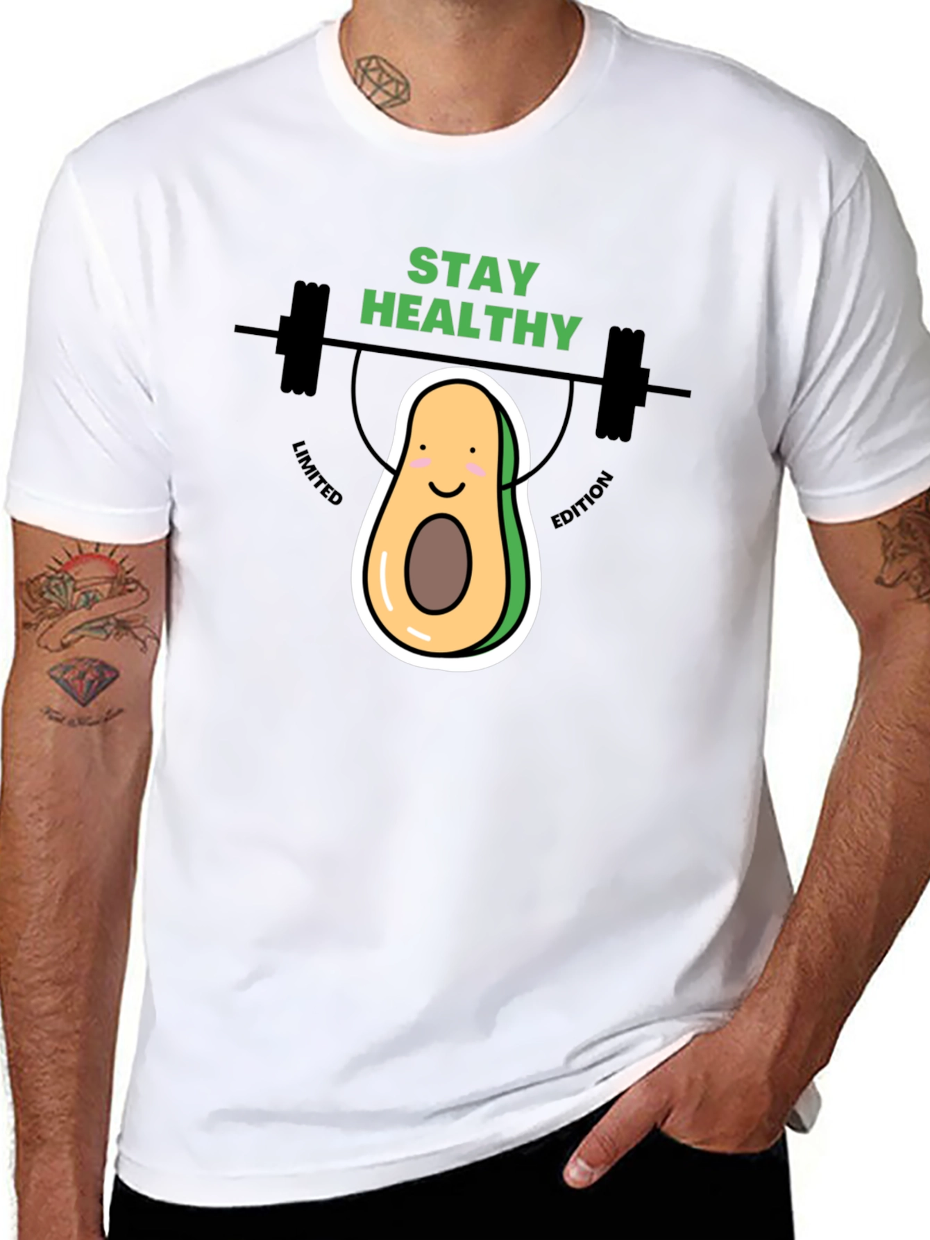 Stay Healthy Avocado T-Shirt - Limited Edition