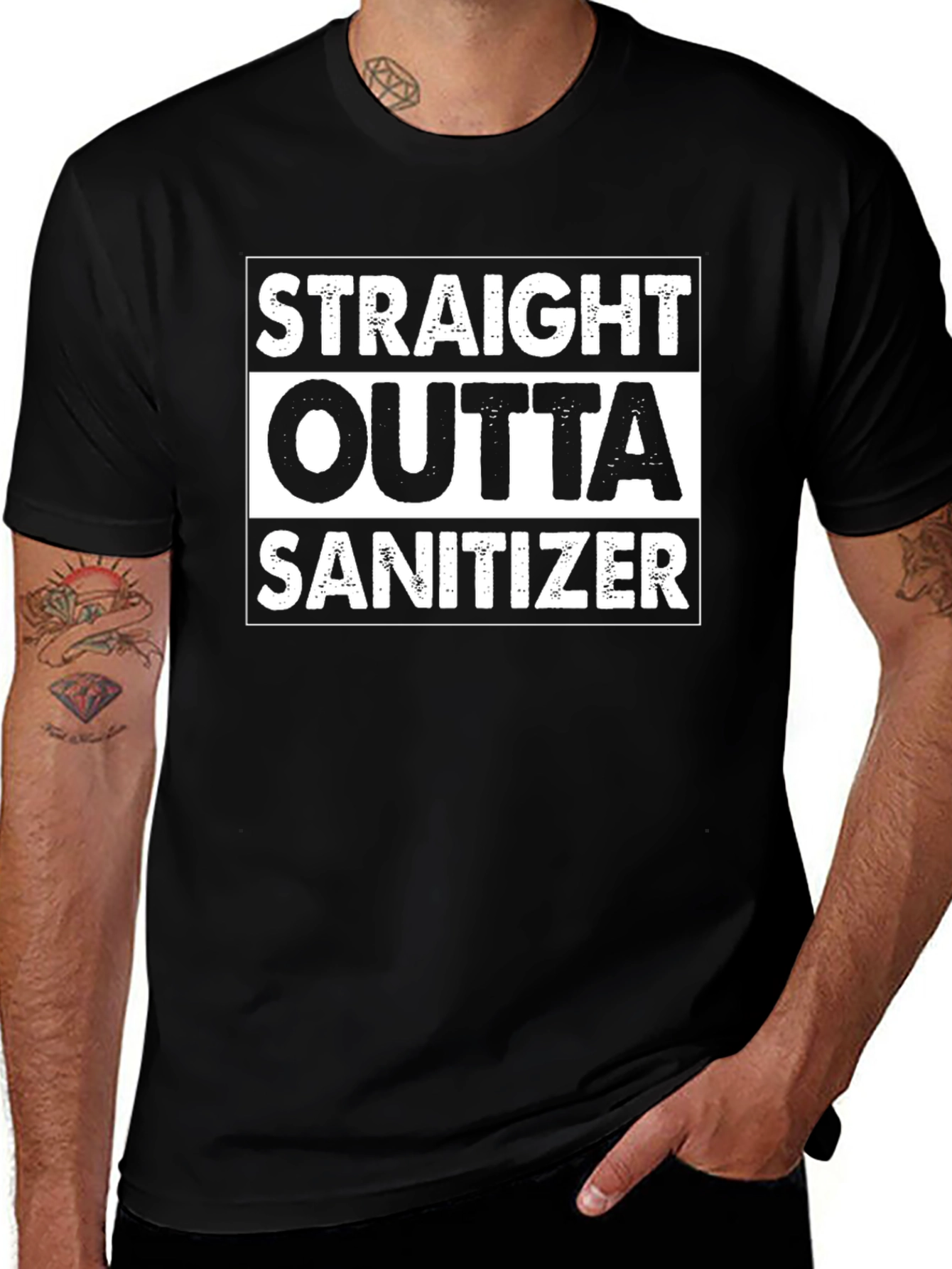 Straight Outta Sanitizer Novelty T-Shirt