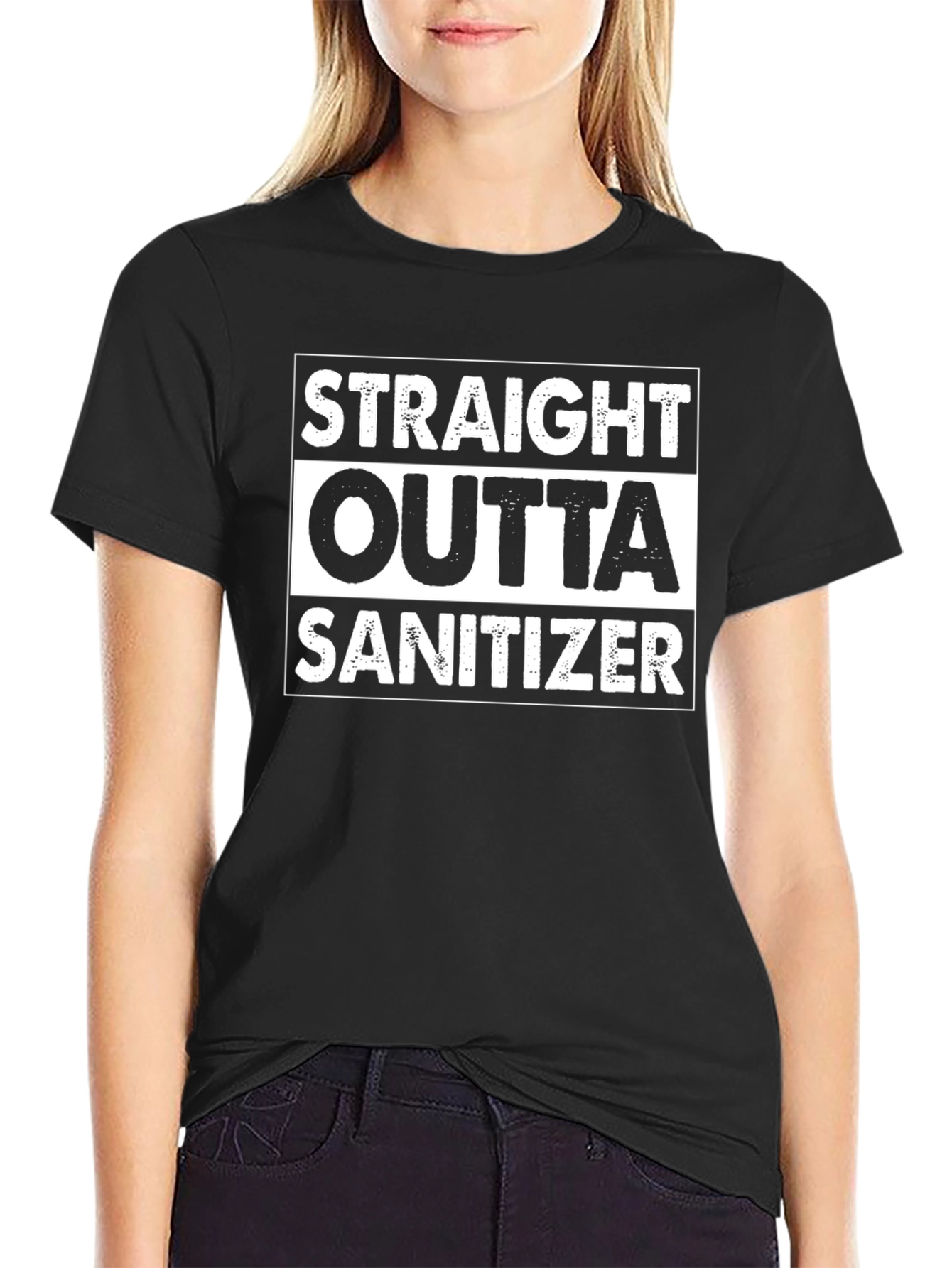 Straight Outta Sanitizer Novelty T-Shirt