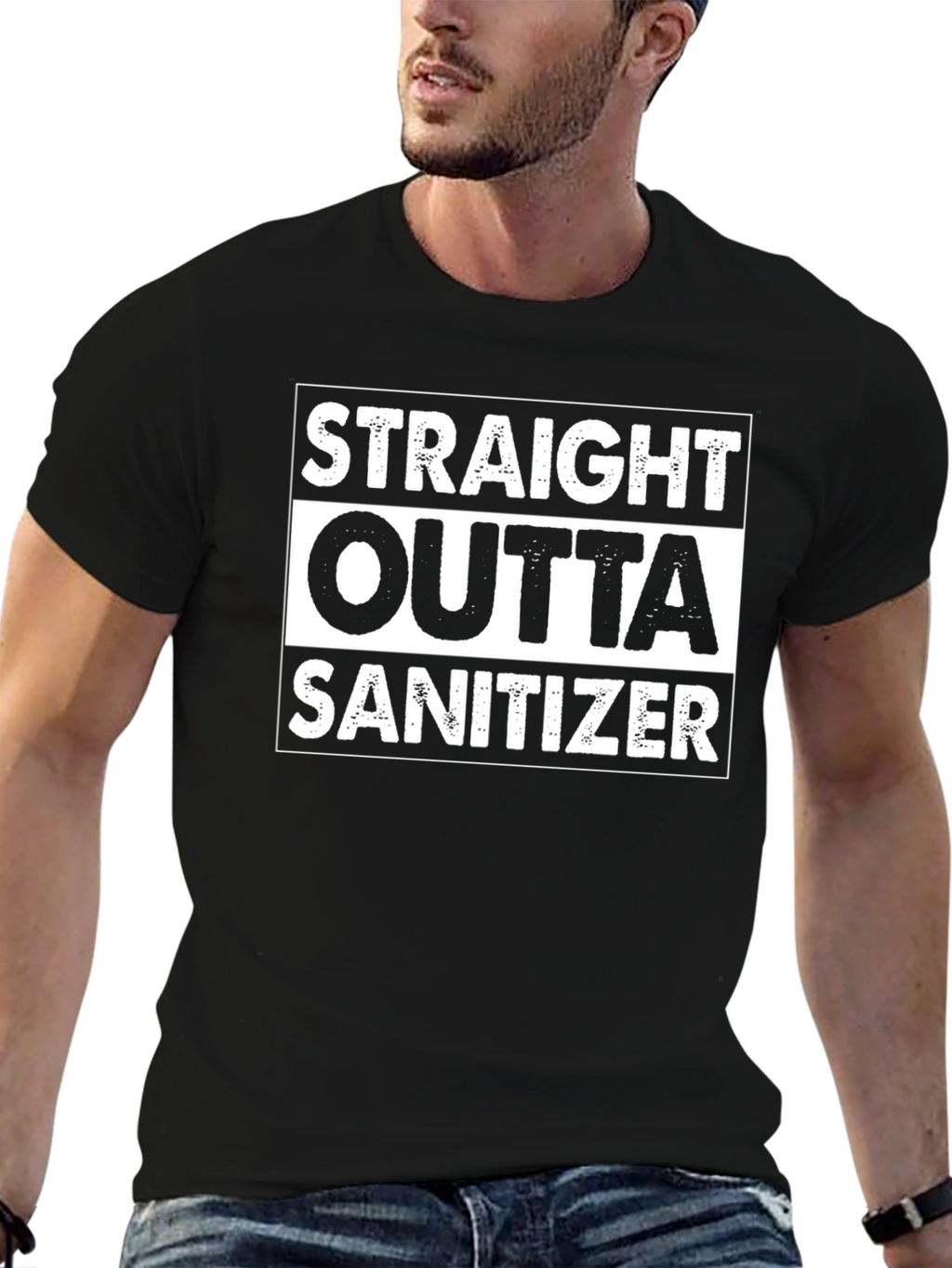 Straight Outta Sanitizer Novelty T-Shirt