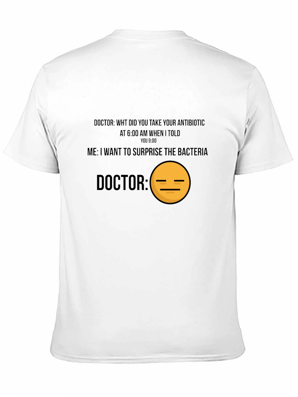 Surprise Bacteria T-Shirt Funny Doctor Gag Gift