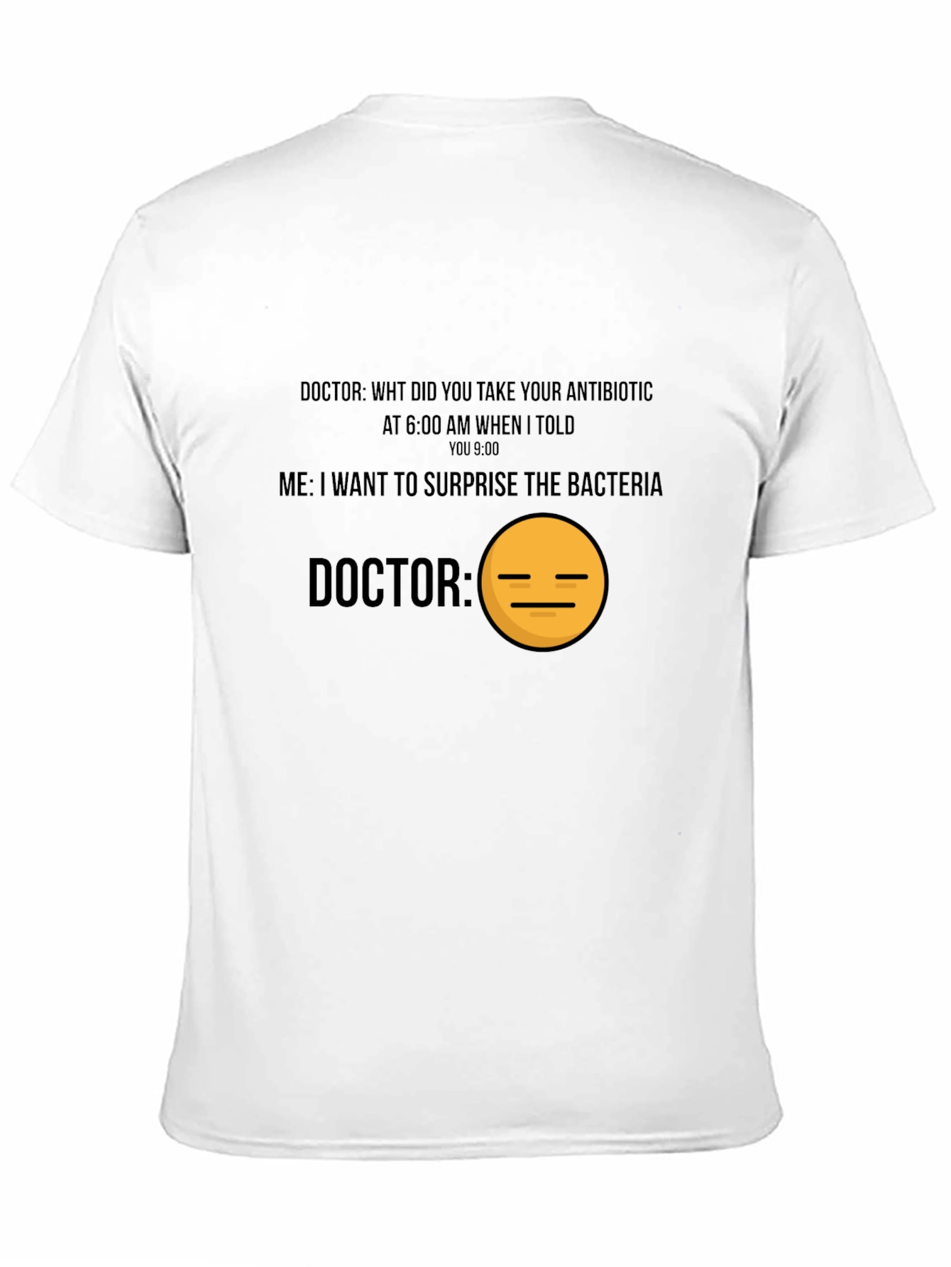 Surprise Bacteria T-Shirt Funny Doctor Gag Gift