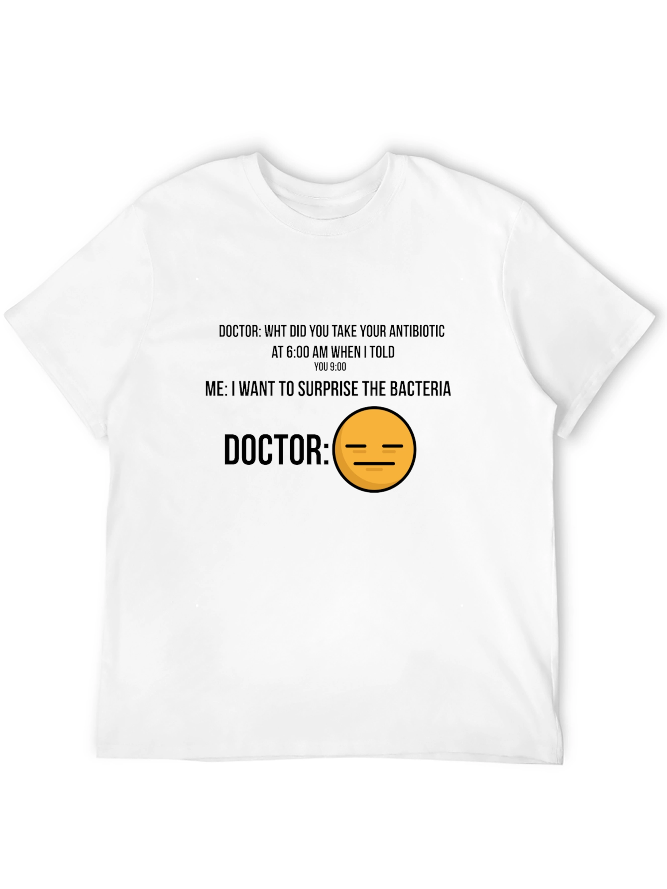 Surprise Bacteria T-Shirt Funny Doctor Gag Gift
