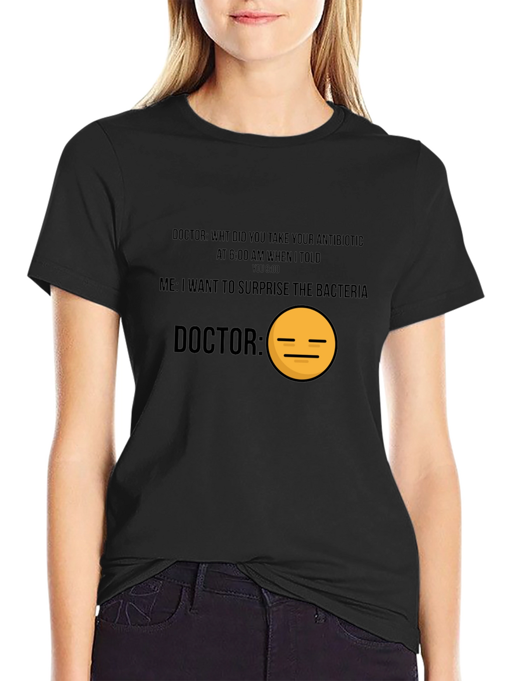Surprise Bacteria T-Shirt Funny Doctor Gag Gift