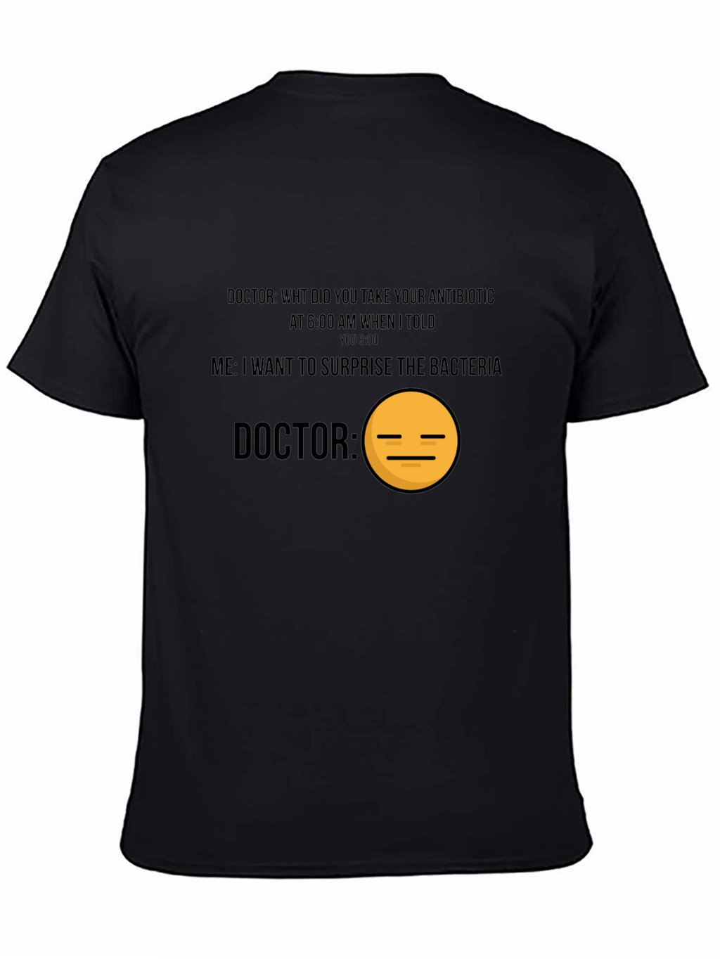 Surprise Bacteria T-Shirt Funny Doctor Gag Gift