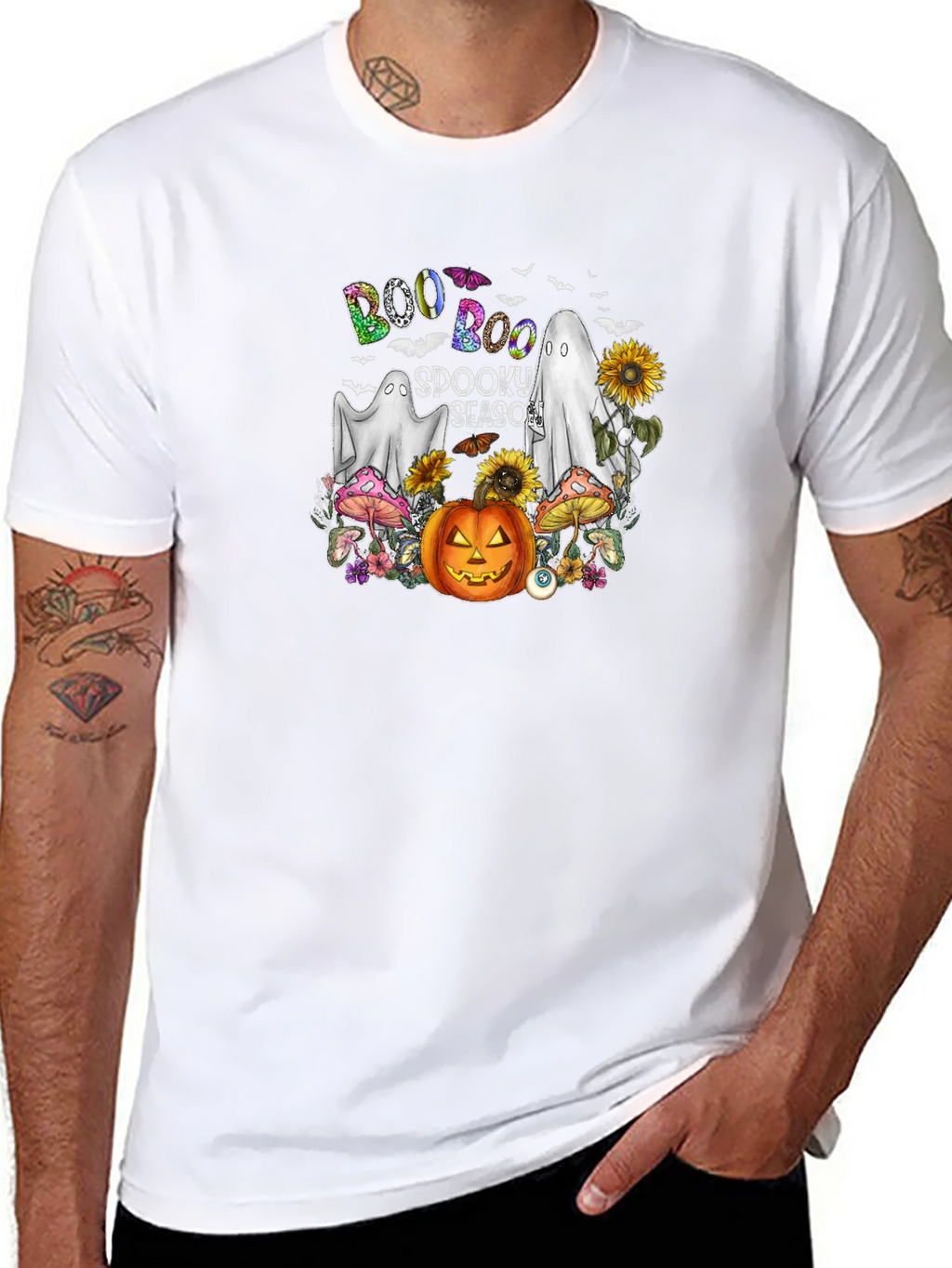 Boo Spooky Season Halloween T-Shirt