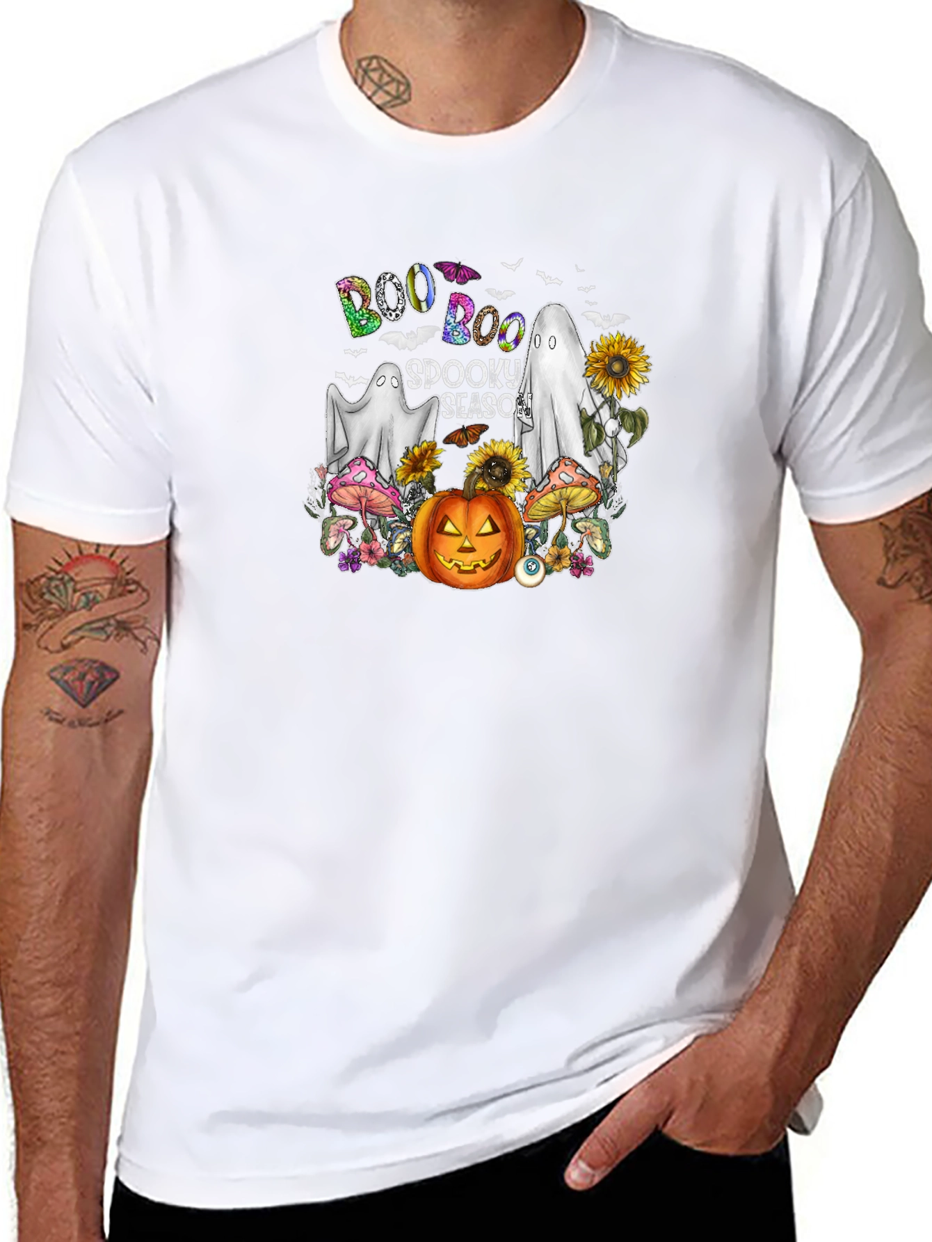 Boo Spooky Season Halloween T-Shirt