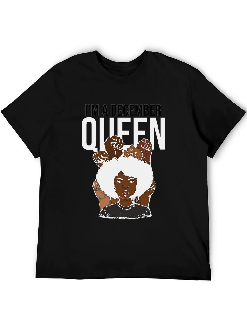 December Queen Graphic Tee - Black