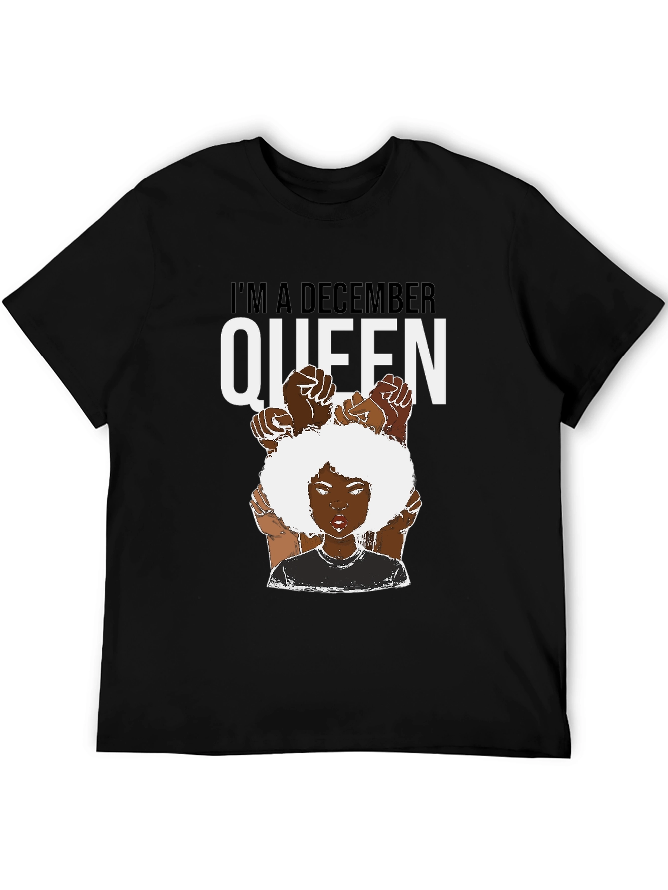 December Queen Graphic Tee - Black