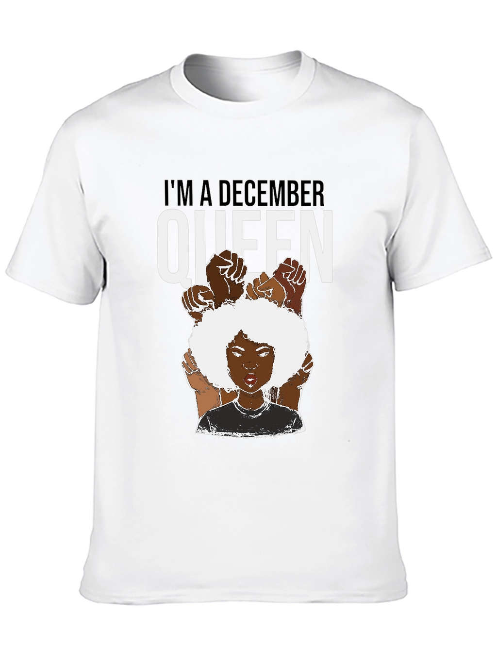 December Queen Graphic Tee - Black