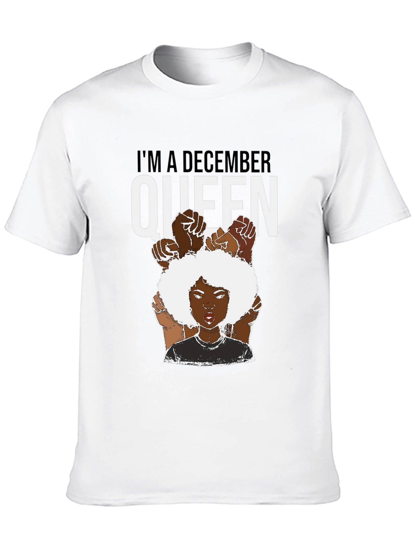 December Queen Graphic Tee - Black