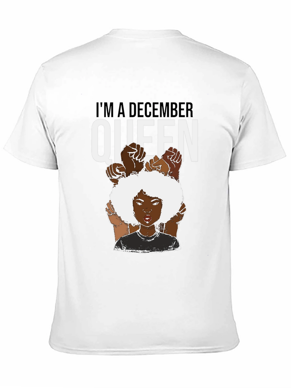 December Queen Graphic Tee - Black