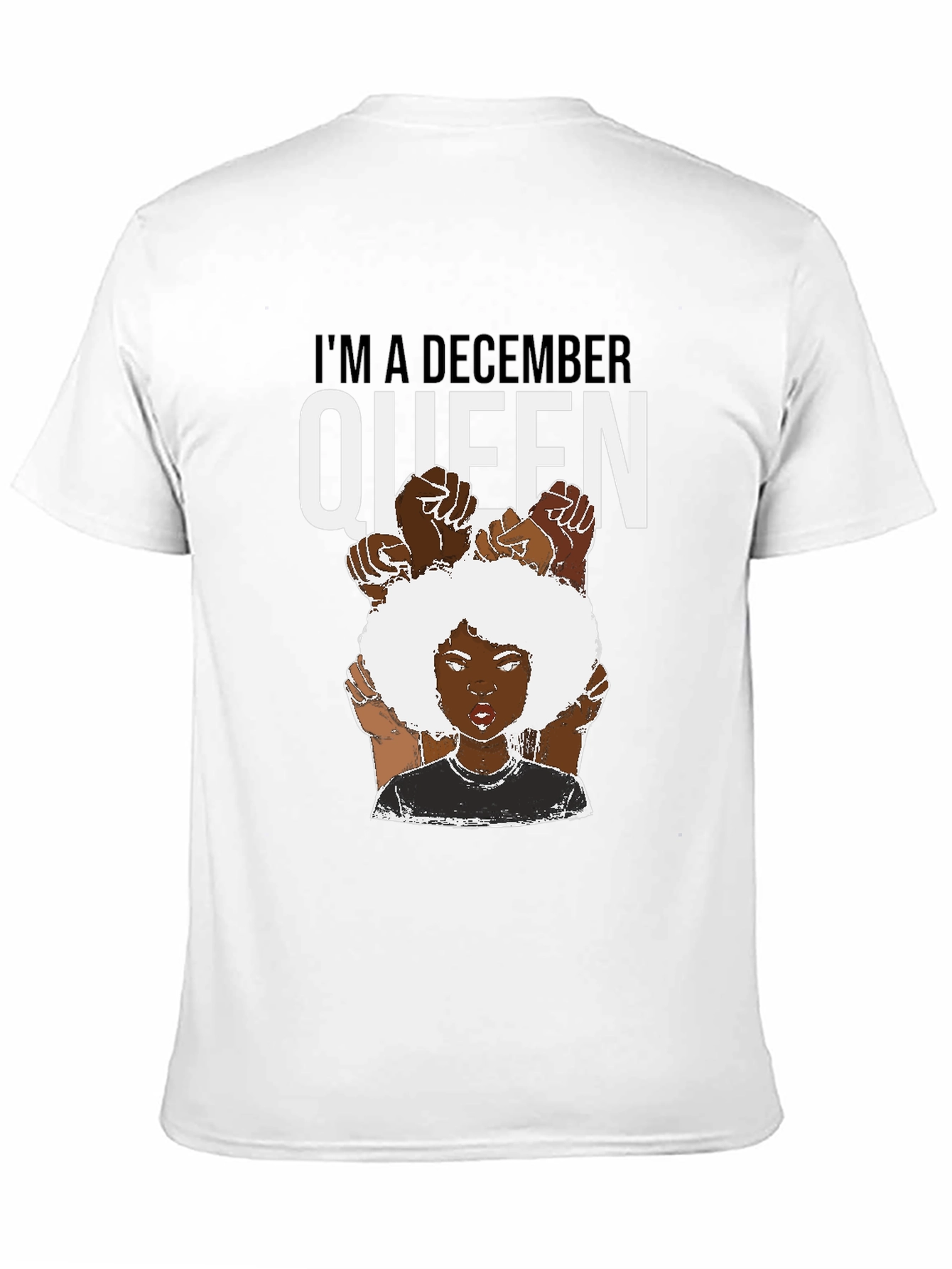 December Queen Graphic Tee - Black