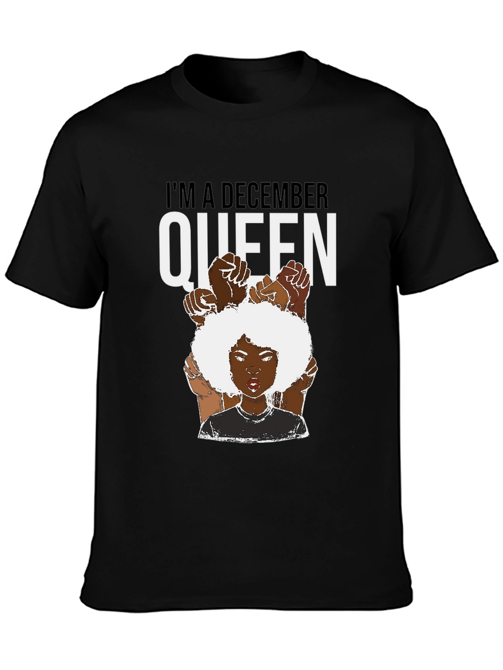 December Queen Graphic Tee - Black