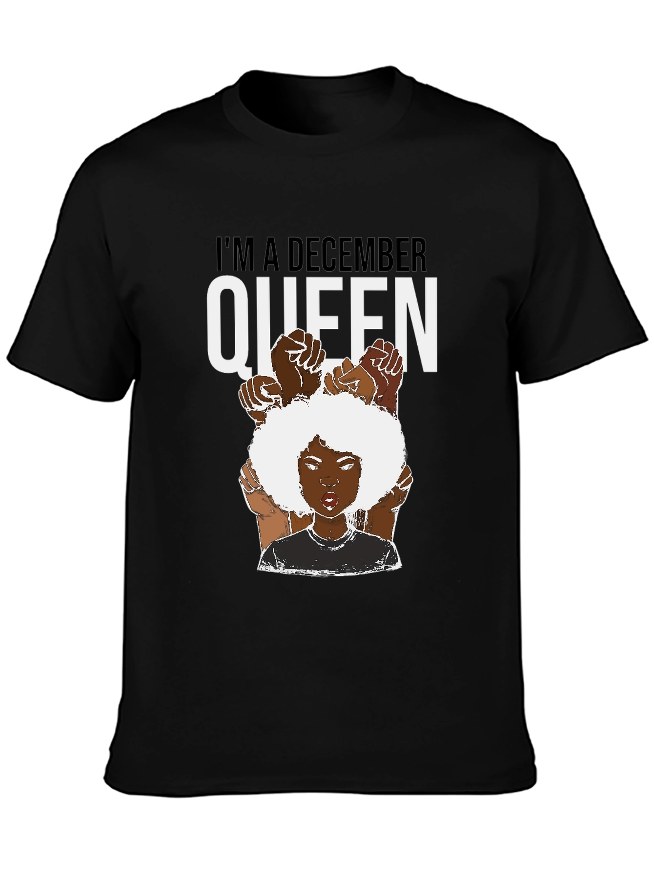 December Queen Graphic Tee - Black